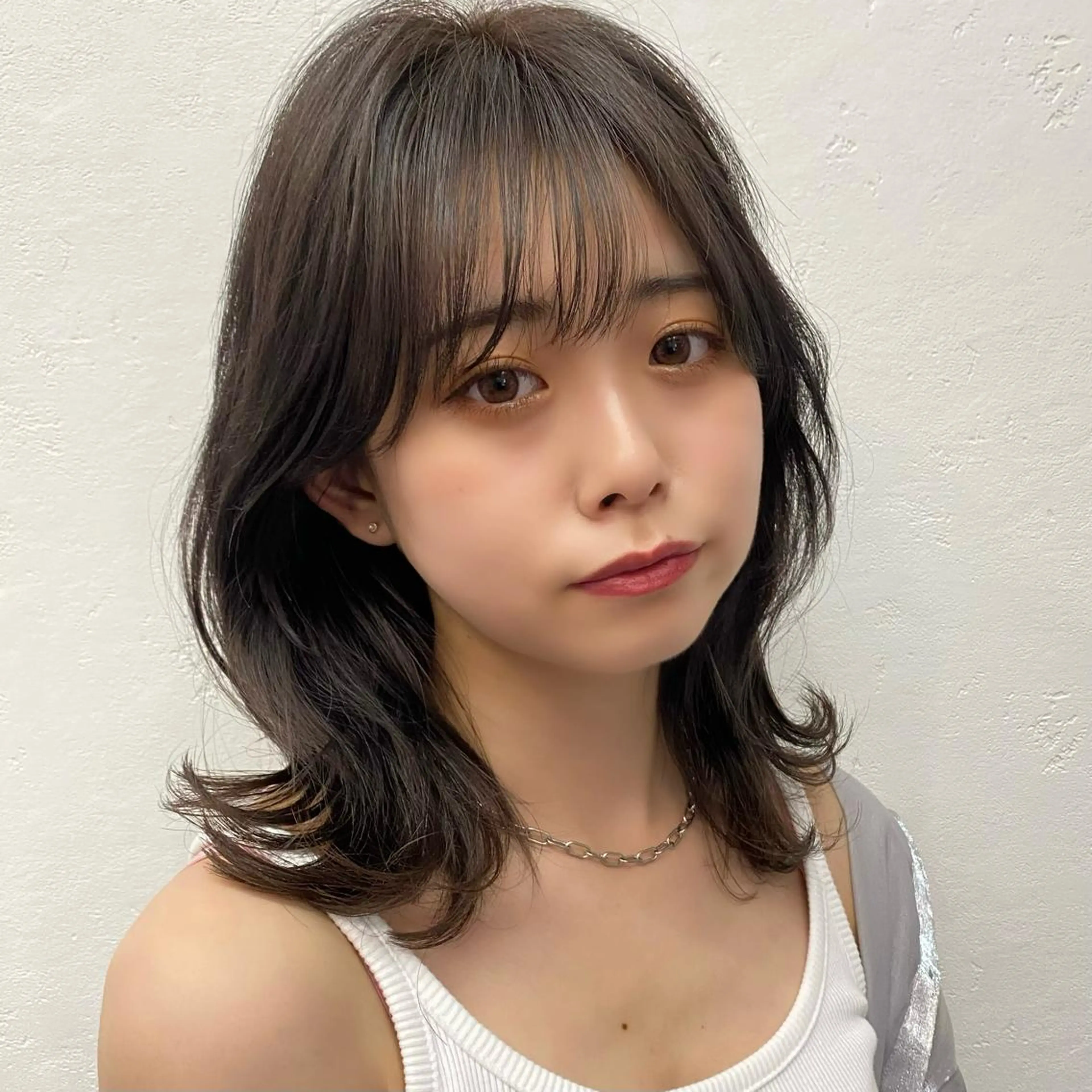 ミディアム 似合わせカット i .Fukuoka所属・てーと /レイヤーカットのヘアスタイル