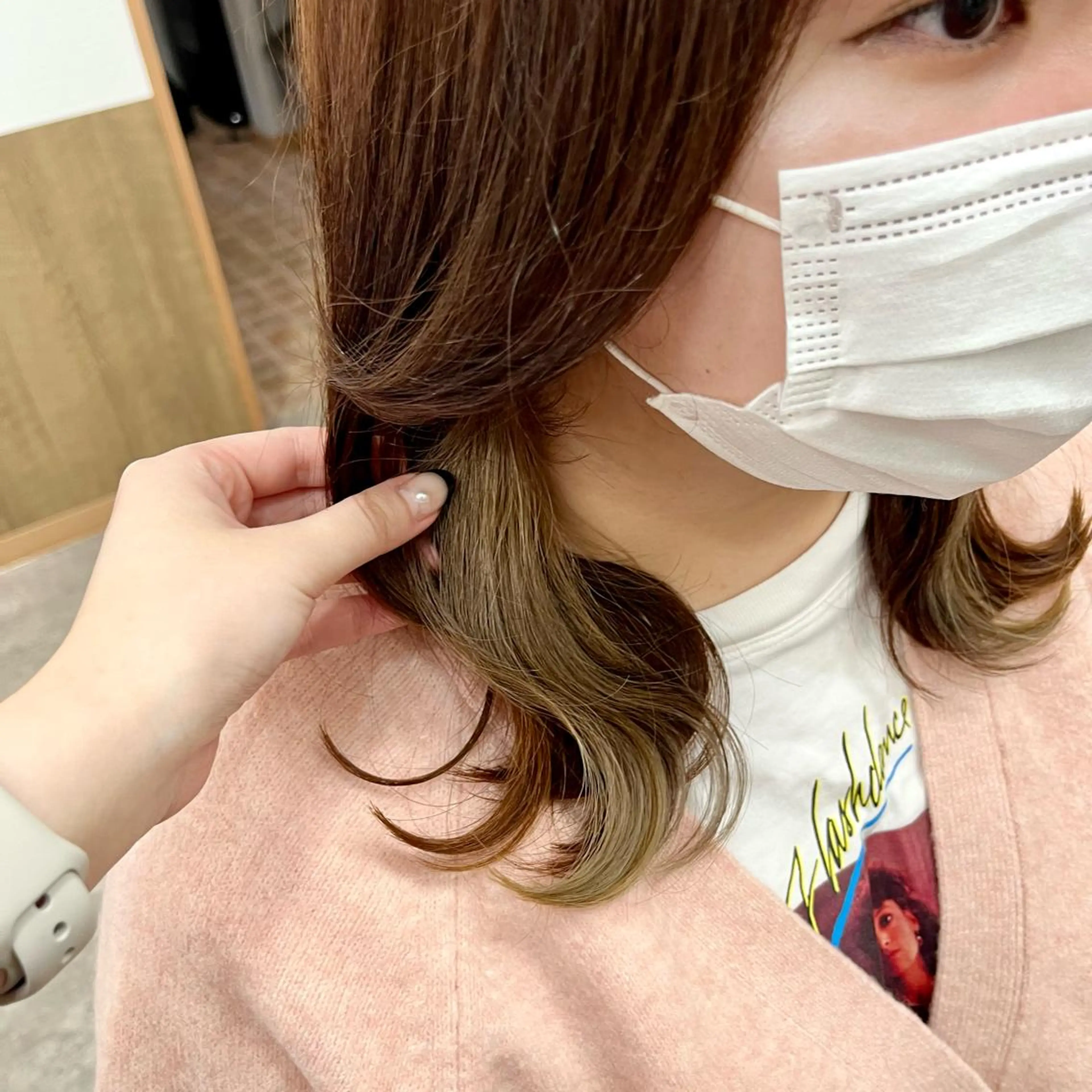 ミディアム カラー ヘアカラー 推し活美容師 🩵 Hayashiのヘアスタイル