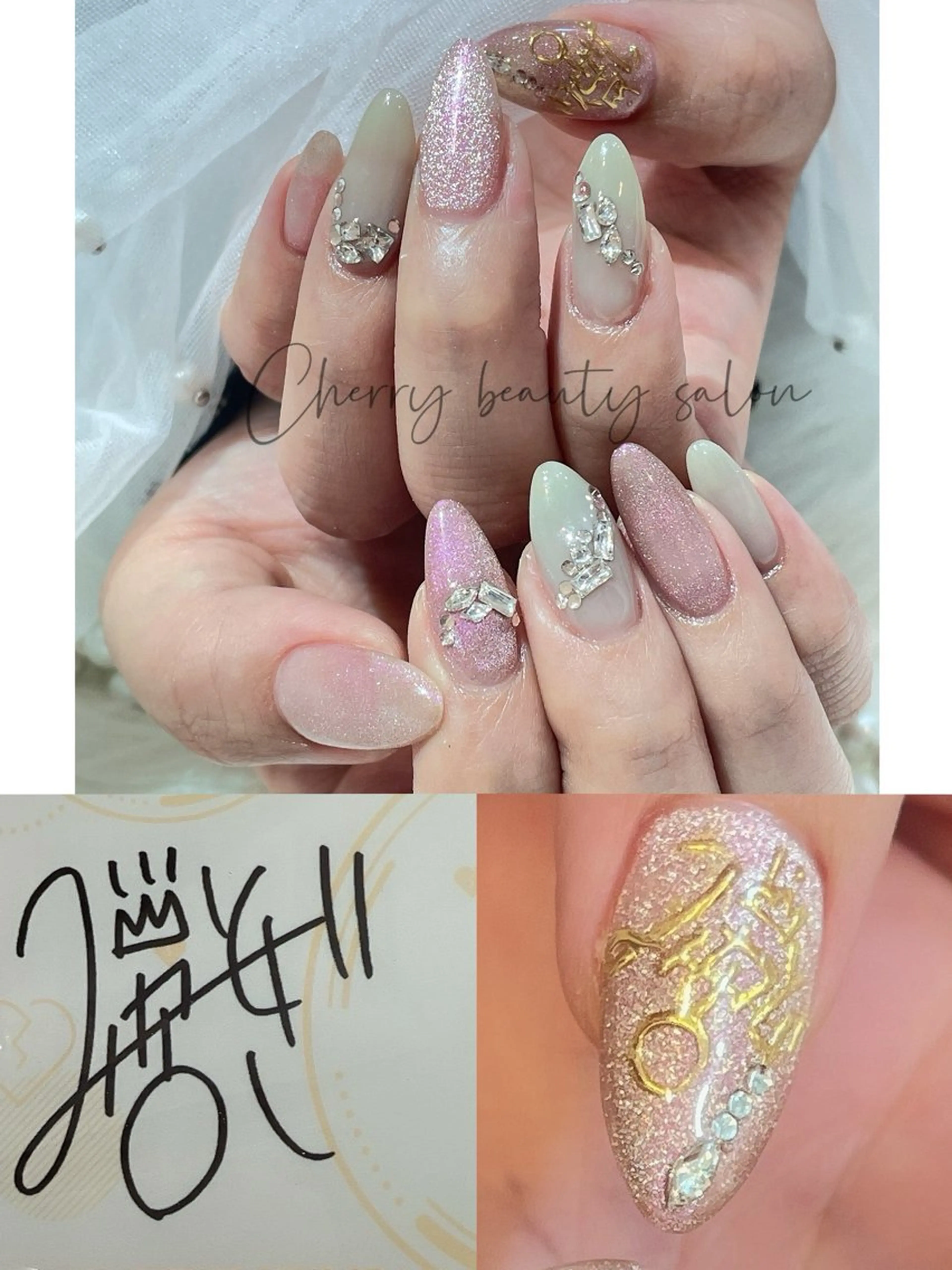 ネイル ハンドネイル ハンドケア SAKURA 🍒のネイルデザイン