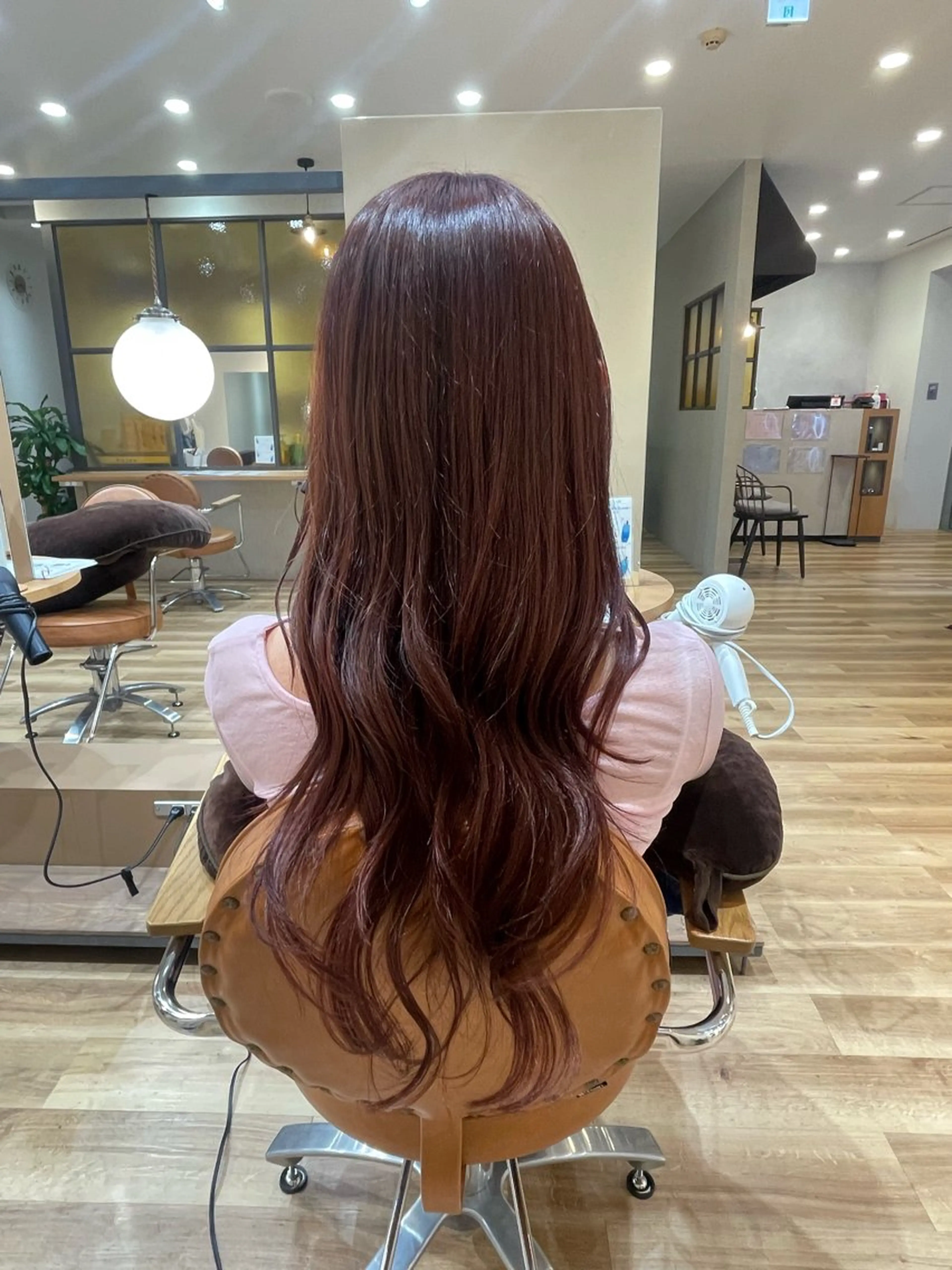 ロング ヘアカラー 福岡 音々のヘアスタイル