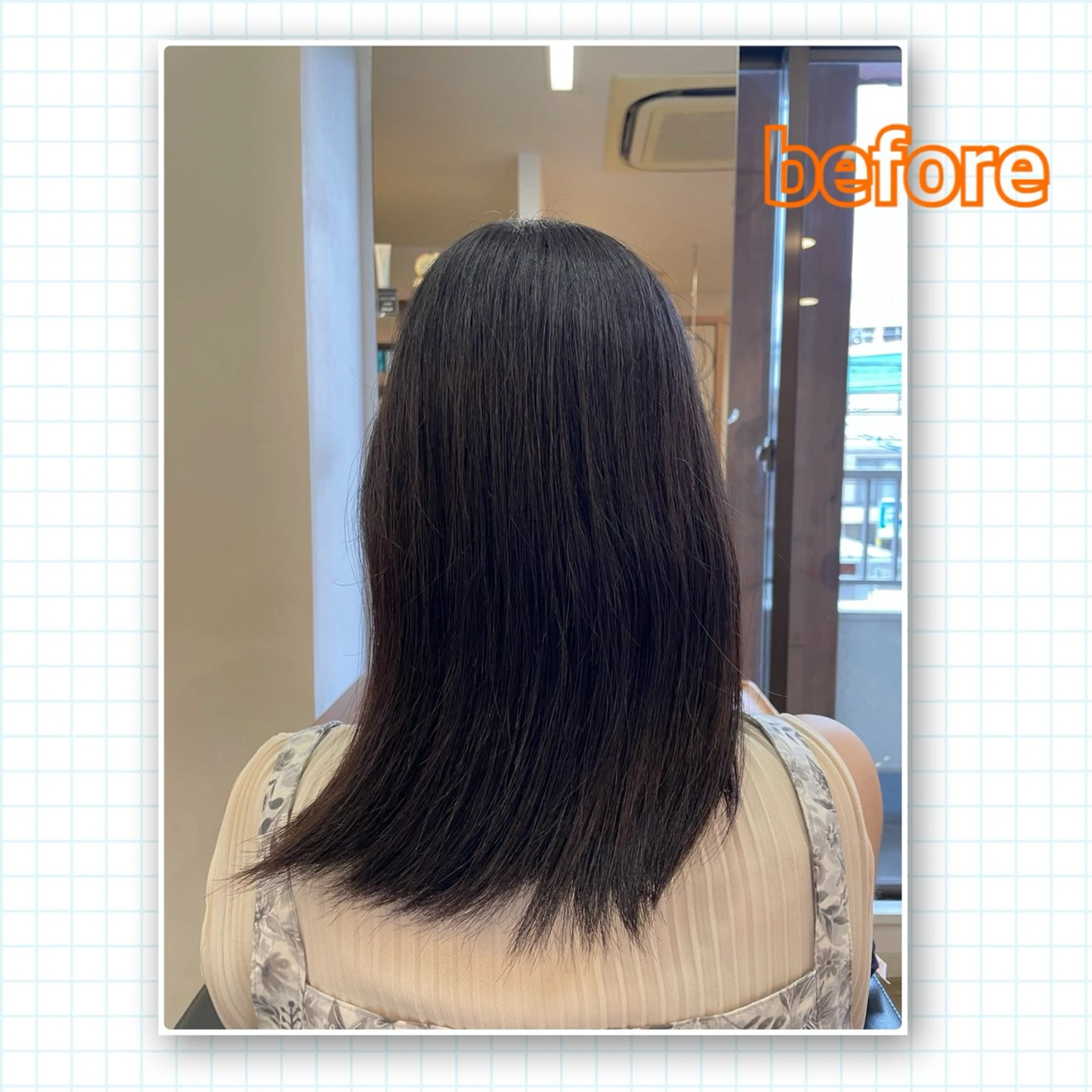 セミロング アミーベル🧸🧡 井口店✂️しおりのヘアスタイル