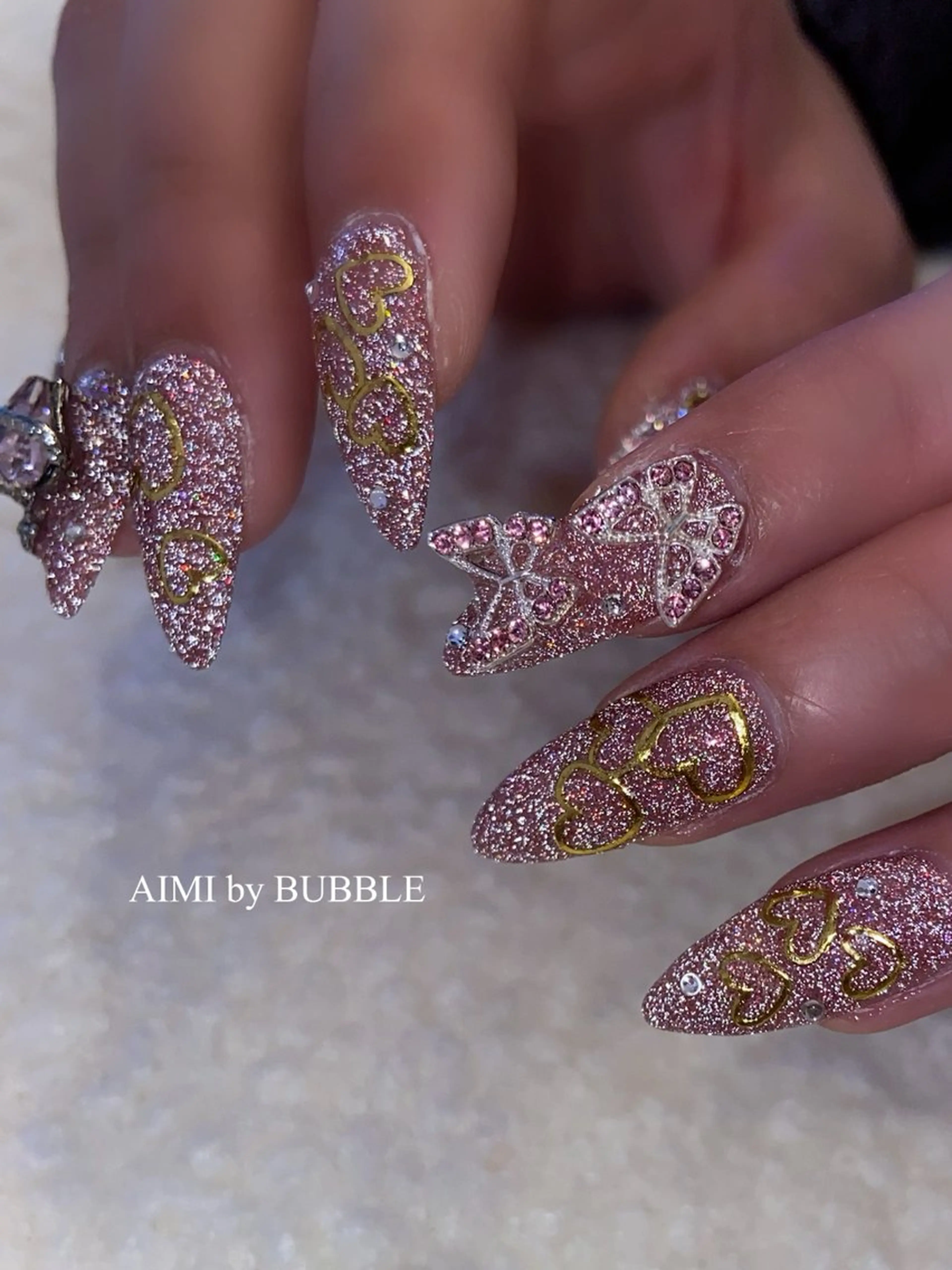 ネイル ハンドネイル AIMI by BUBBLE所属・BUBBLE🫧 RIONAのネイルデザイン