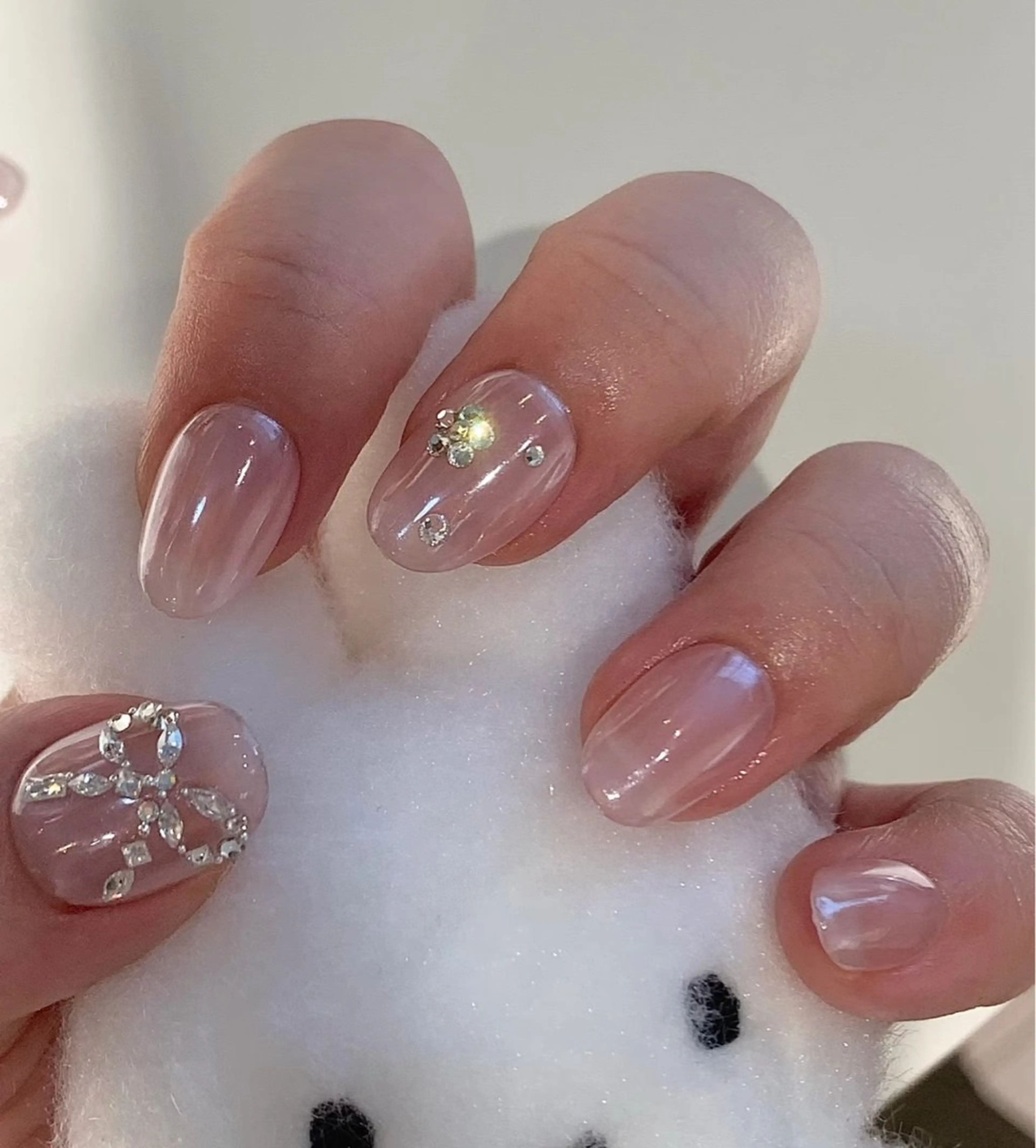 ネイル フットネイル フレンチネイル グラデーション ハート 韓国ネイル ハンドネイル Lynn_ Nailのネイルデザイン