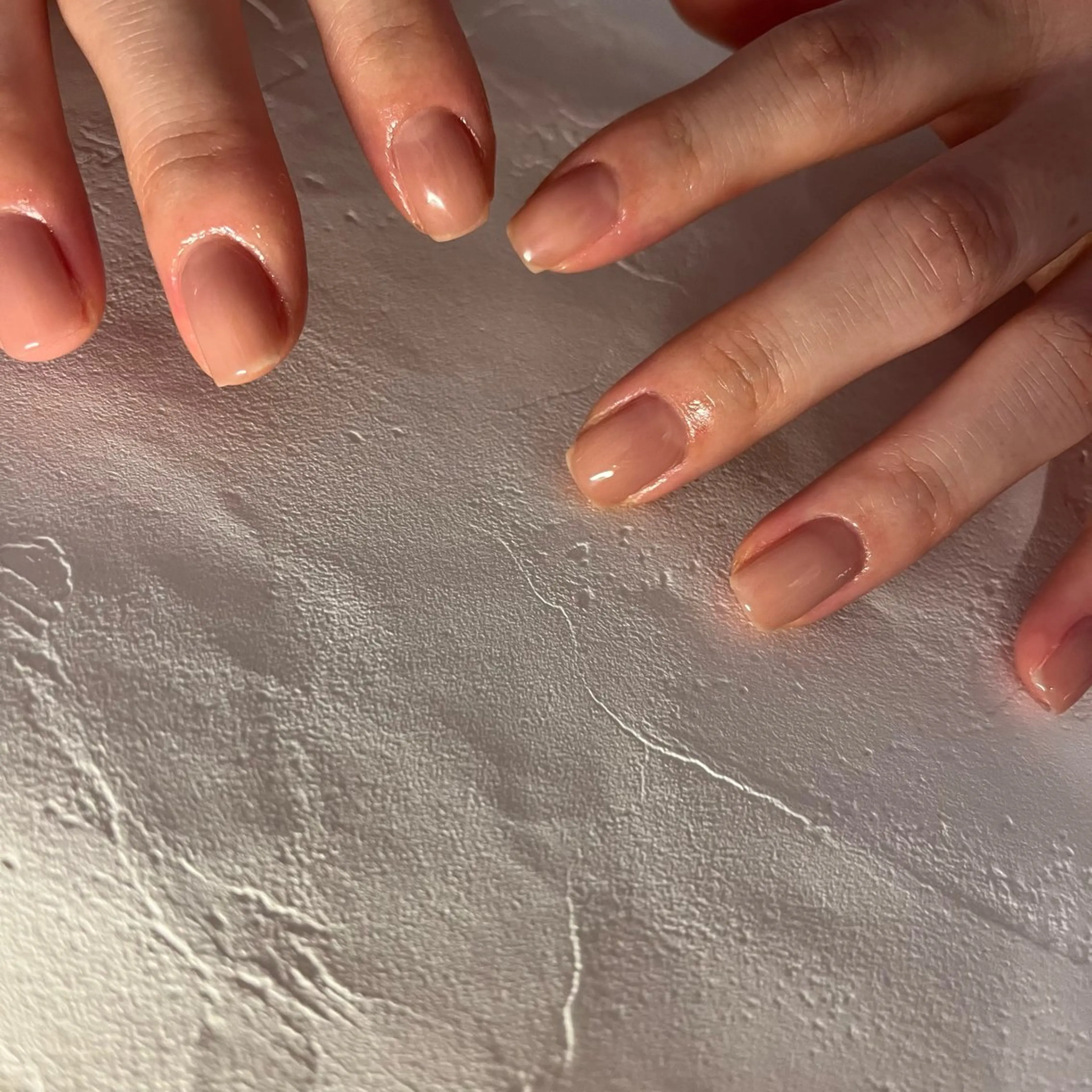 ネイル ジェルネイル ワンカラーネイル パラジェル 冬ネイル クリスマス ハンドネイル nail slow.のネイルデザイン