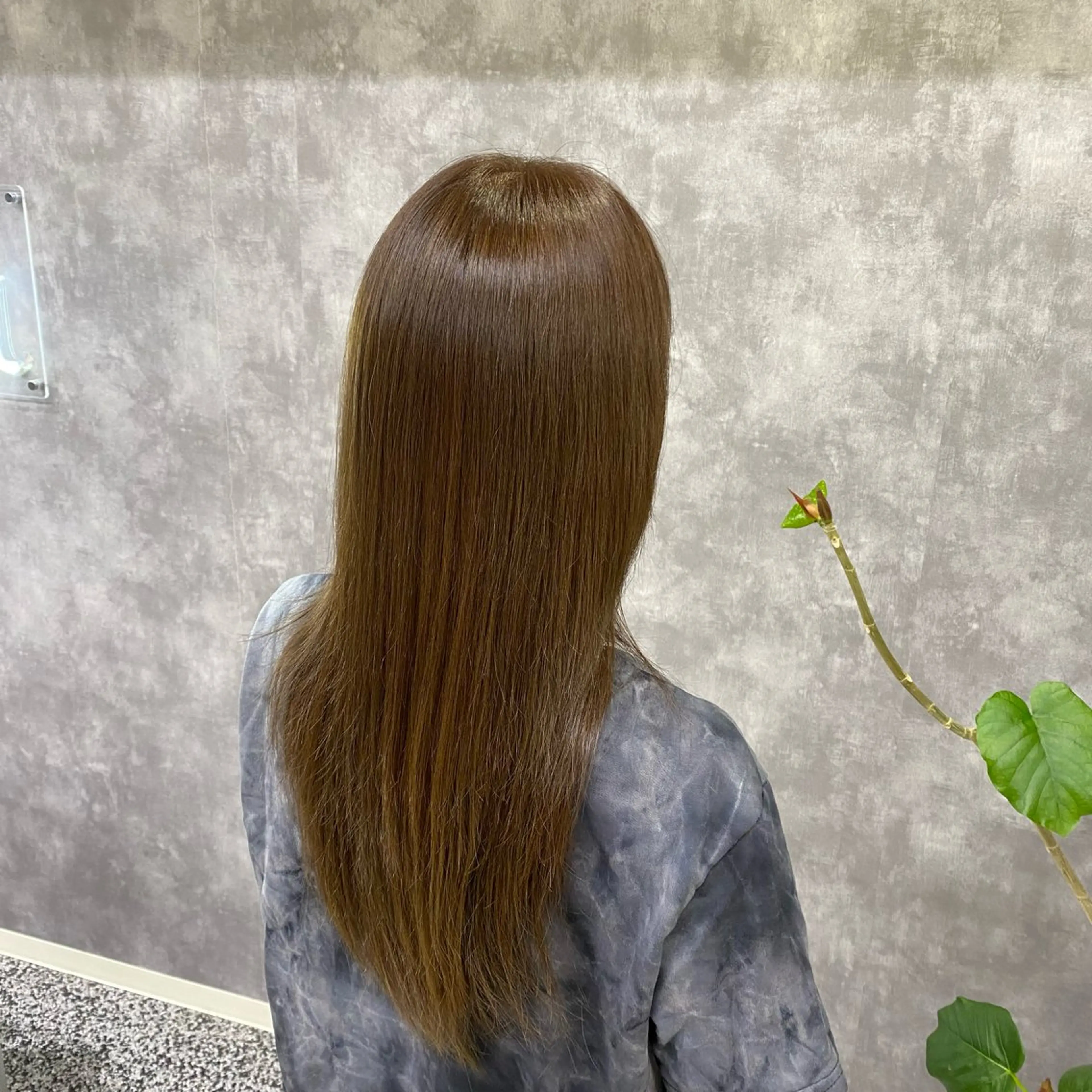 ロング カラー ベージュカラー 透明感カラー オリーブベージュ 🪼かえで🪼臼井 カラー/縮毛矯正のヘアスタイル