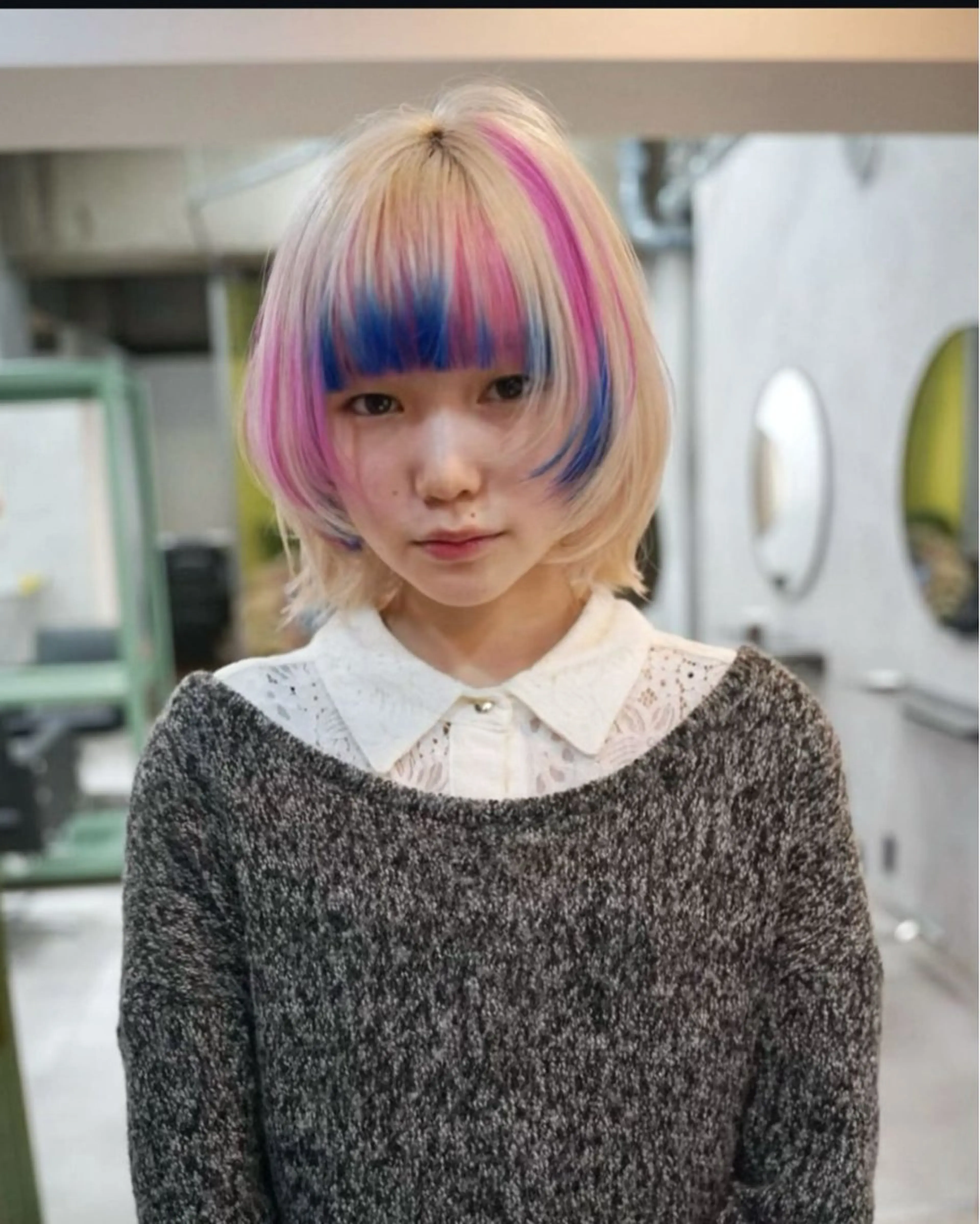 ミディアム カラー 🌈ハイトーン・デザ インカラー陽樹🌈のヘアスタイル