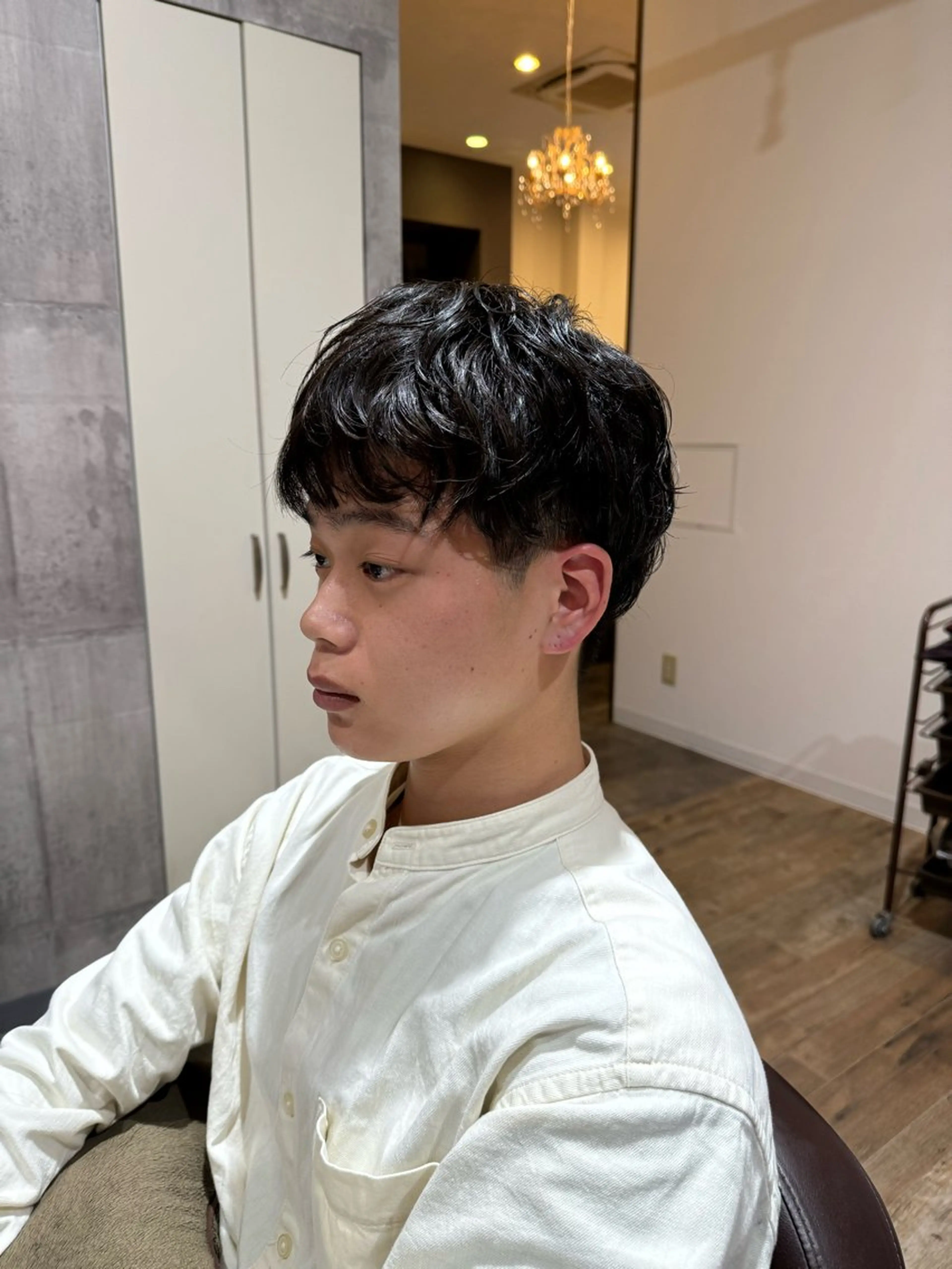メンズ カット パーマ 🔅透明感カラー切田 はじめ🔆のヘアスタイル