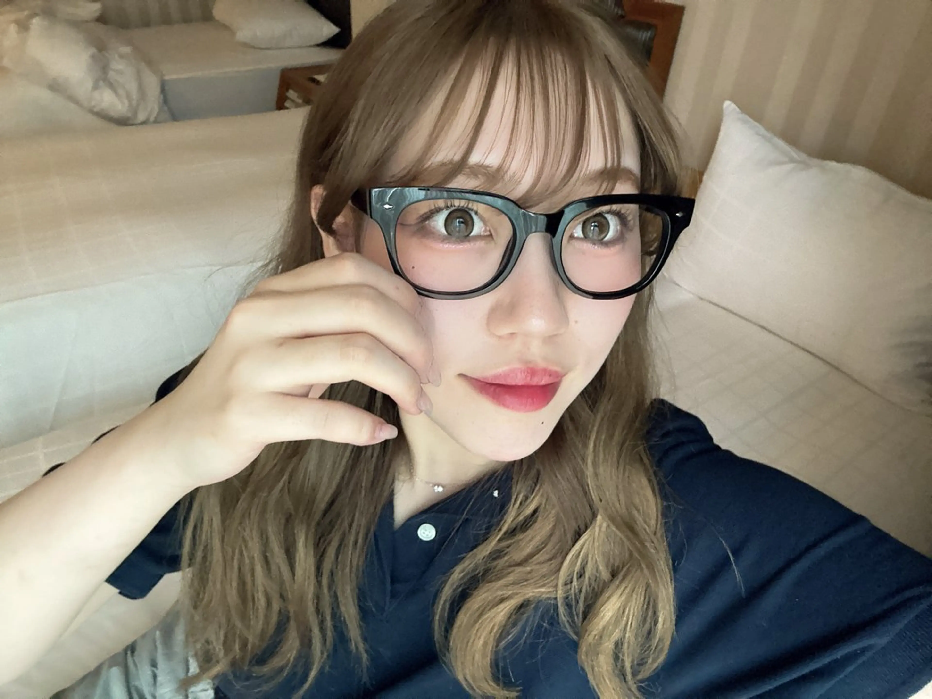 セミロング ヘアカラー トリートメント Lomalia Yuukaのヘアスタイル