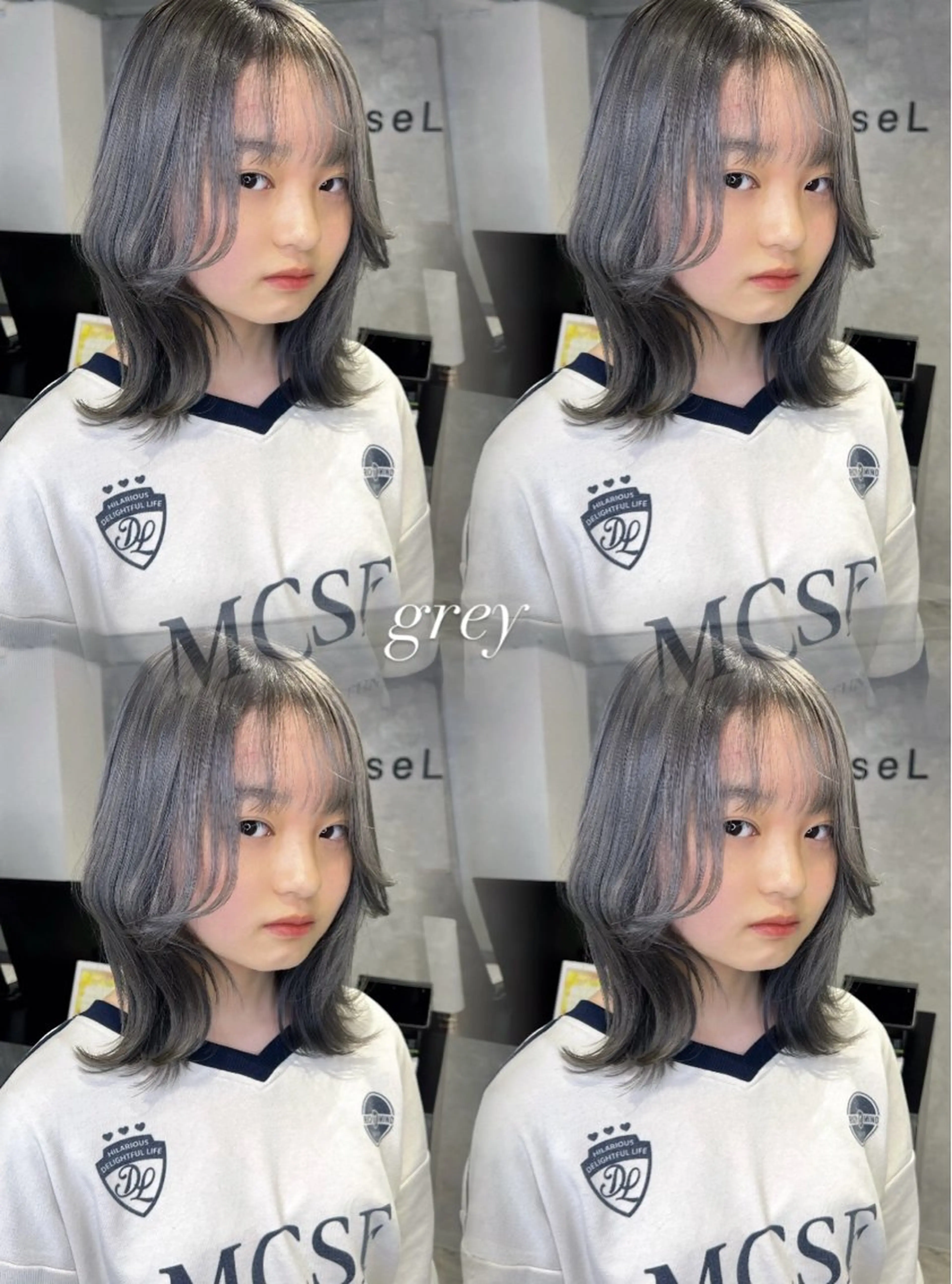 カラー ブリーチ TOMONA👑 ミルクティーレイヤーのヘアスタイル