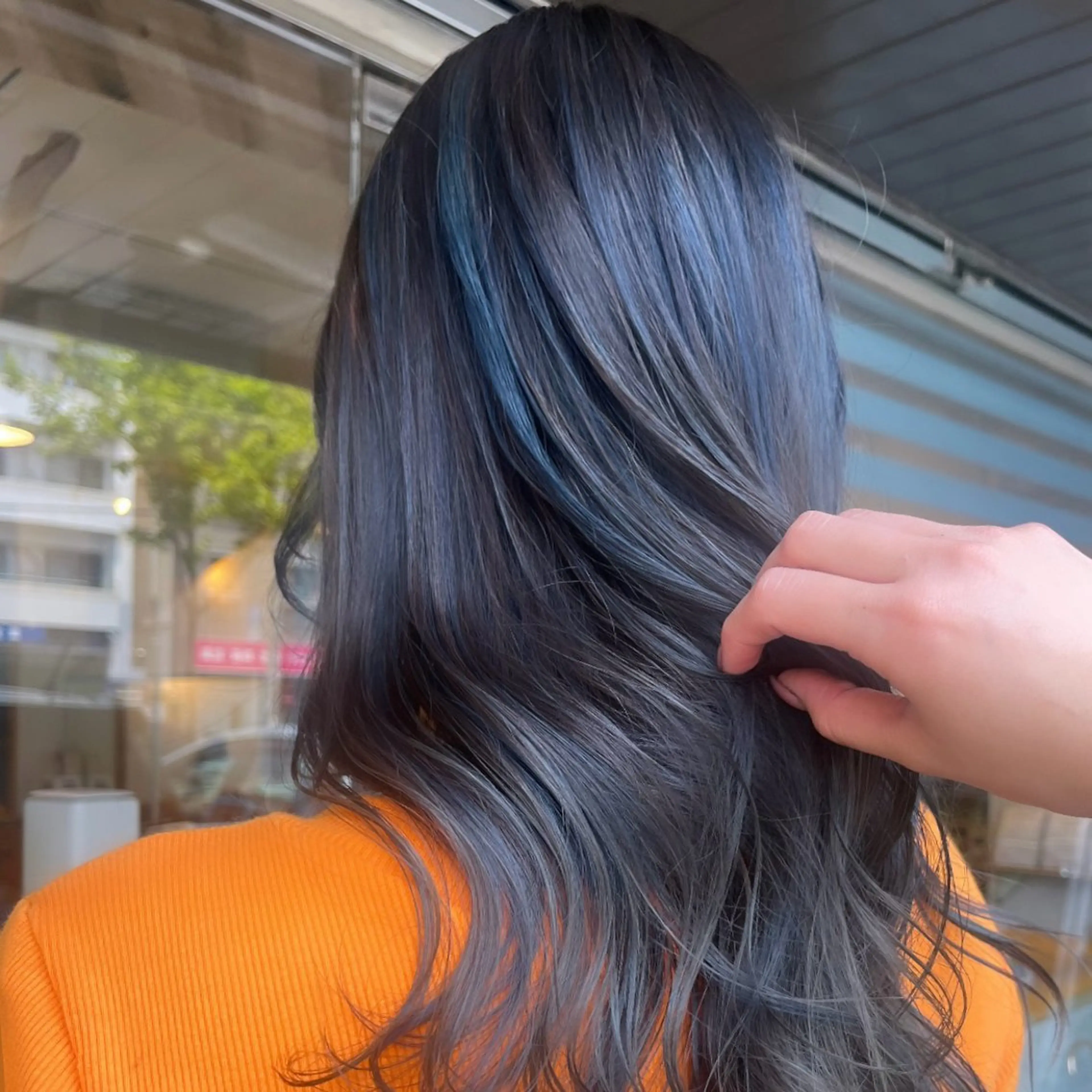 ロング カラー ヘアカラー 土橋 伊万里のヘアスタイル