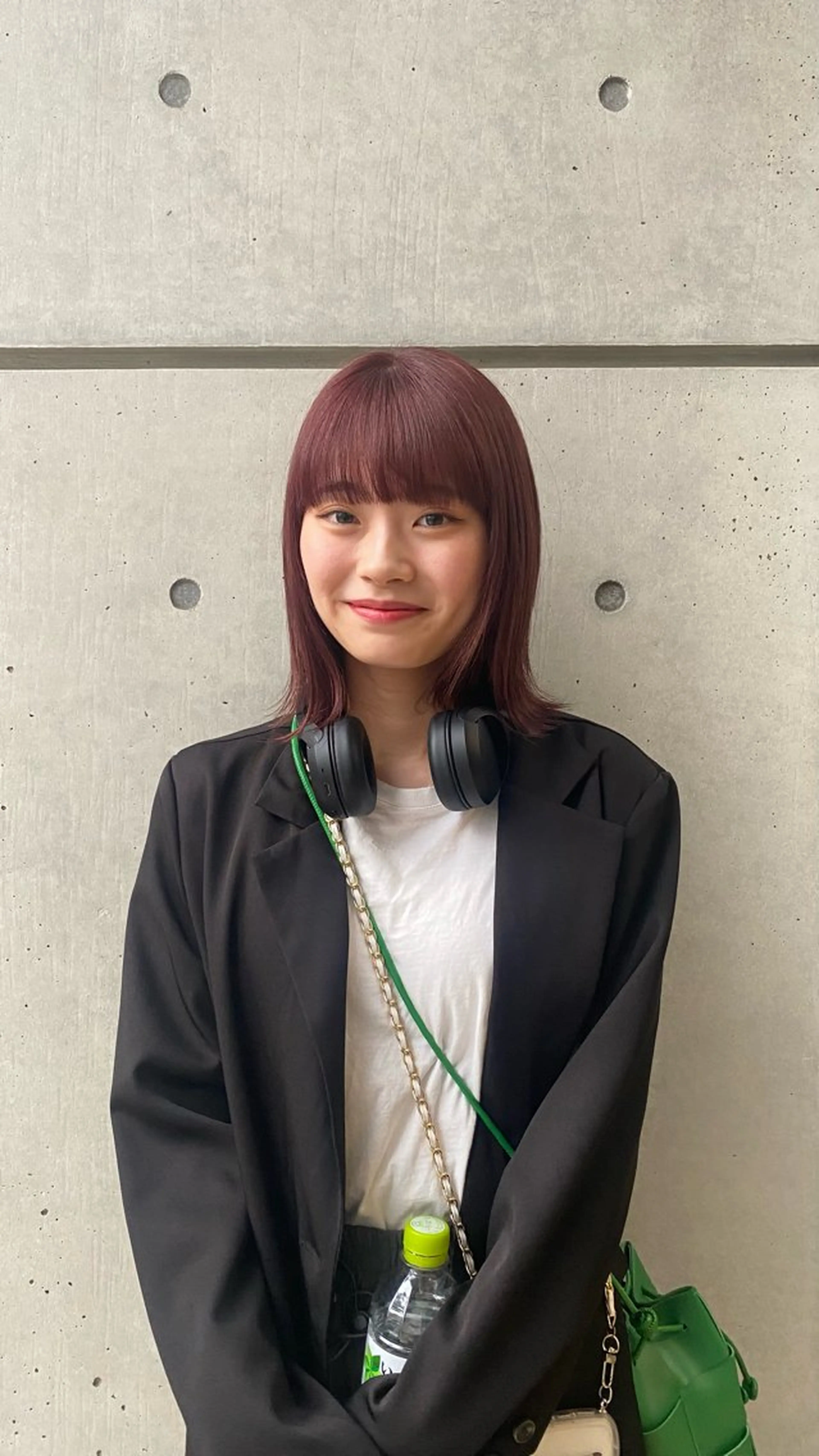ミディアム カラー 磯谷 朋のヘアスタイル