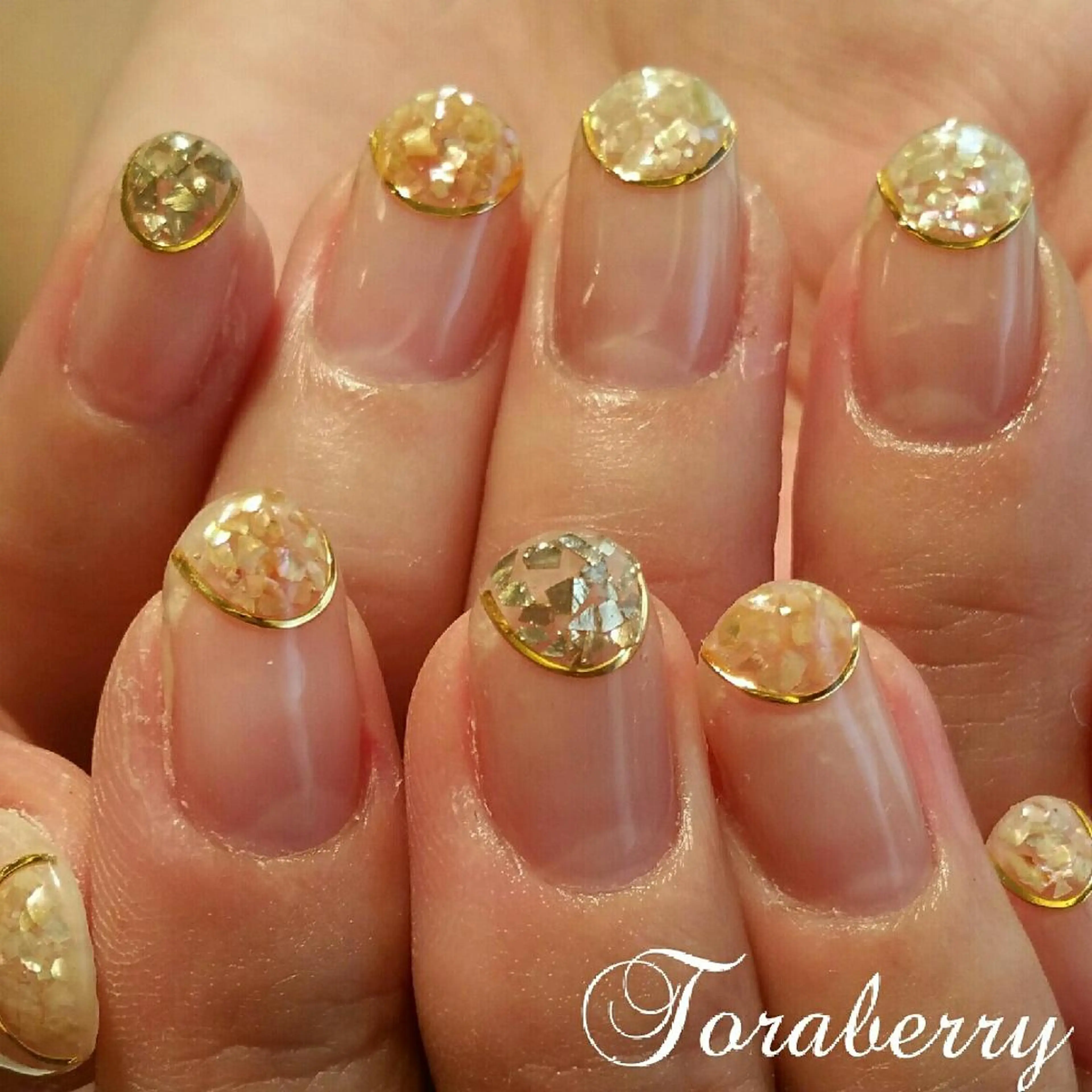 ネイル フレンチネイル 持ち込み ネイリスト なつみのネイルデザイン