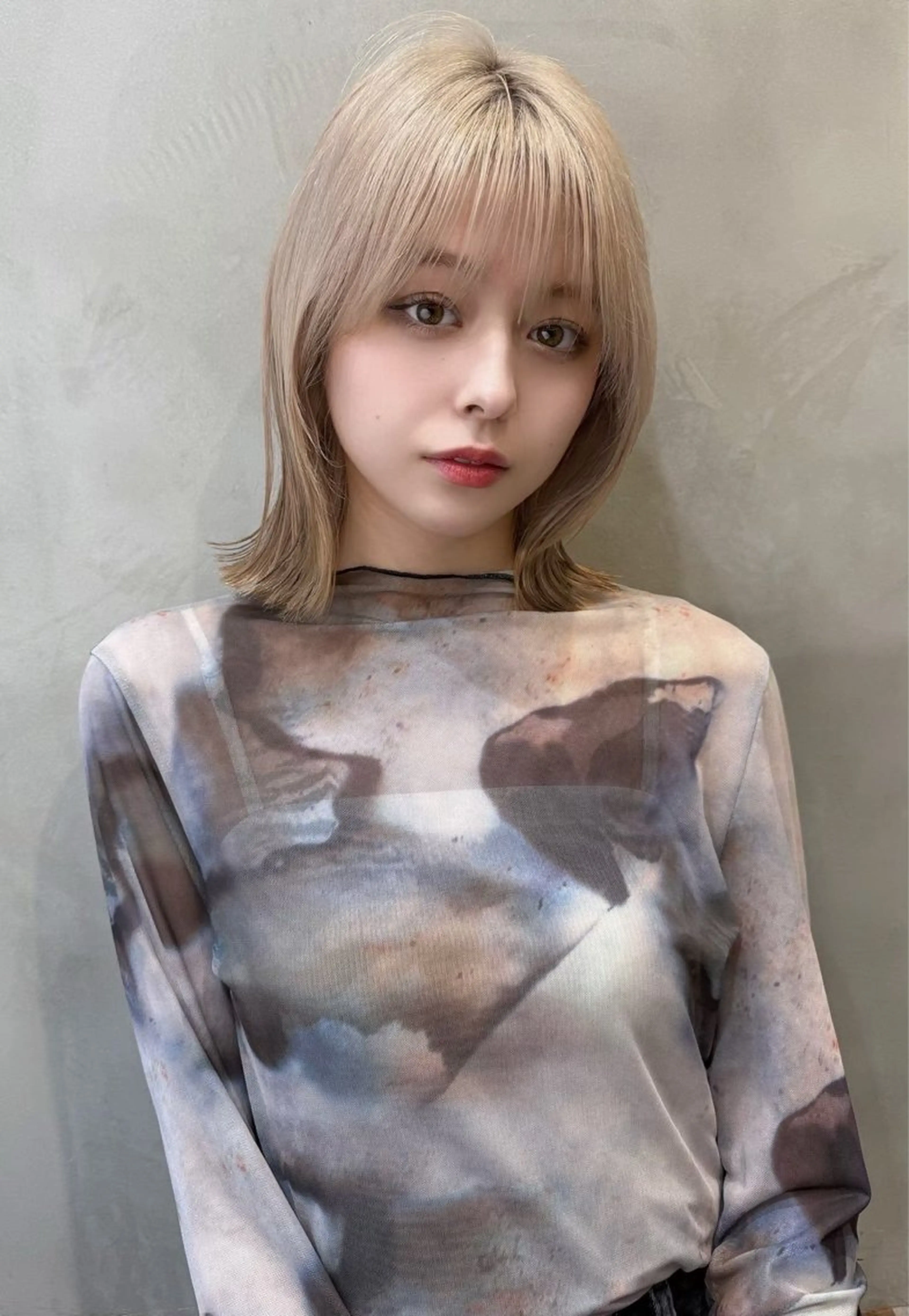 💫【8月限定価格】🤍メンテナンスカット＆ブリーチリタッチ➕オンカラー🎨🫧＆1step艶トリートメント✨🫧の写真