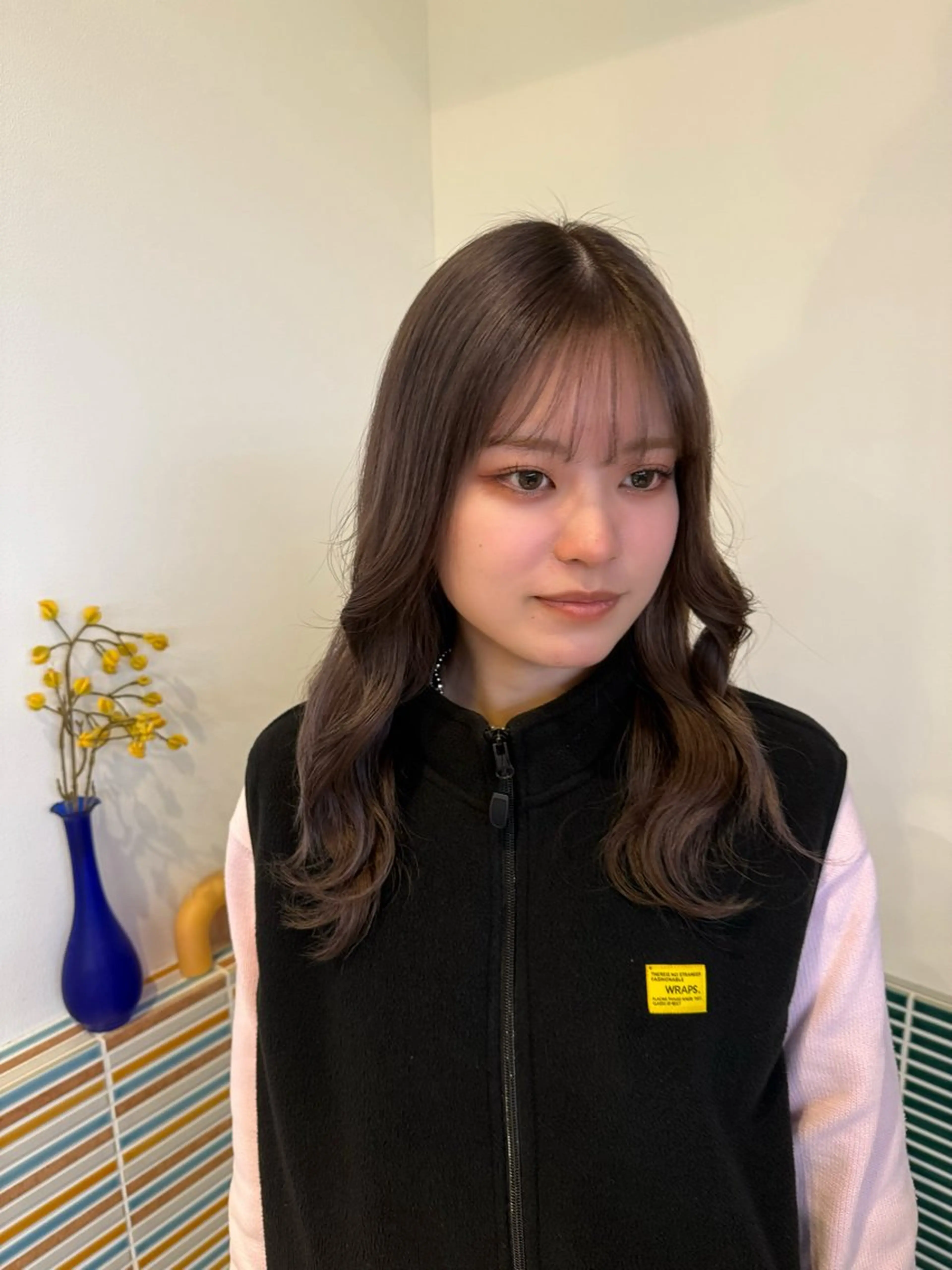 セミロング カラー カラー特化/ブリーチ 梅田中崎町/あかりのヘアスタイル