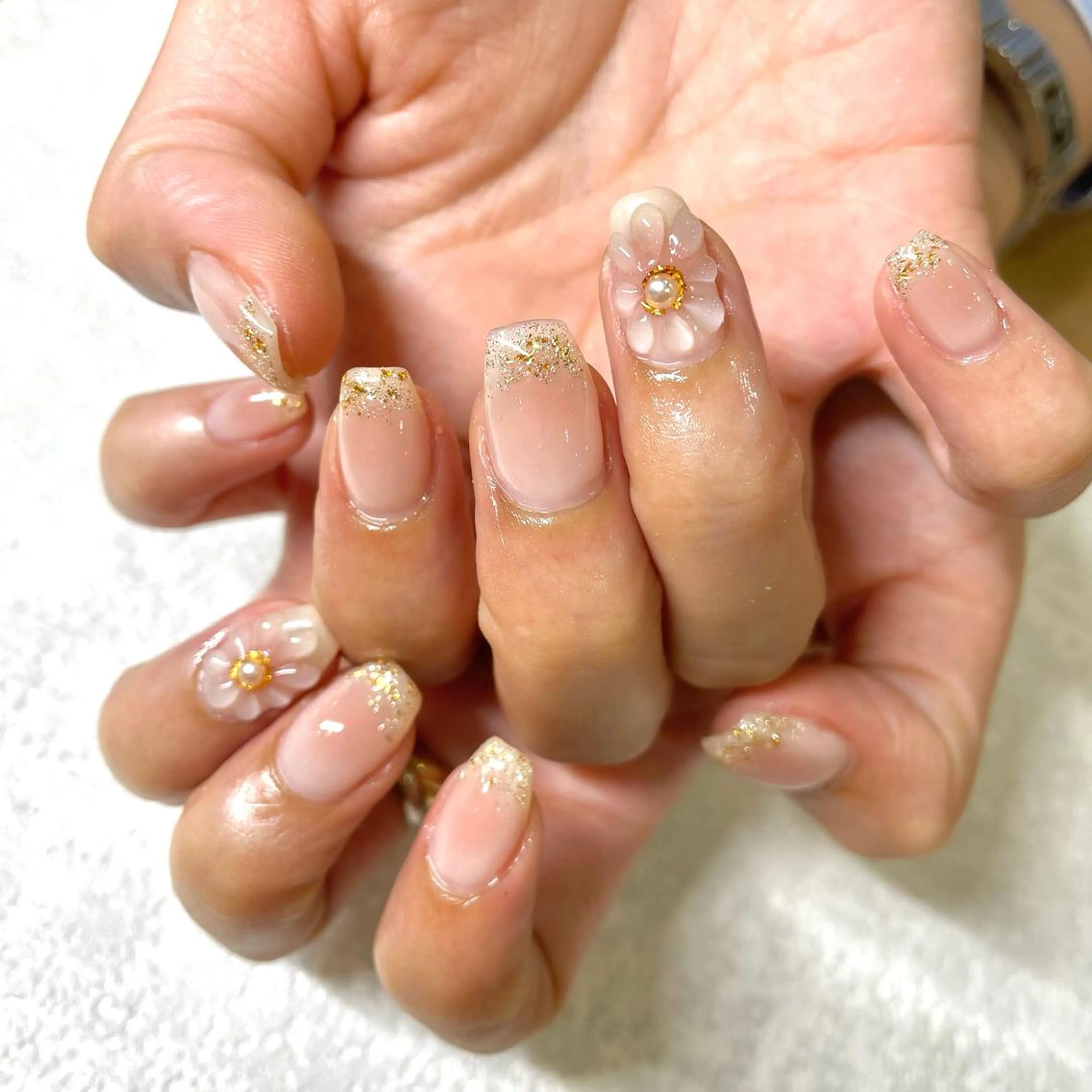 ネイル ブライダルネイル Lisia salonのネイルデザイン