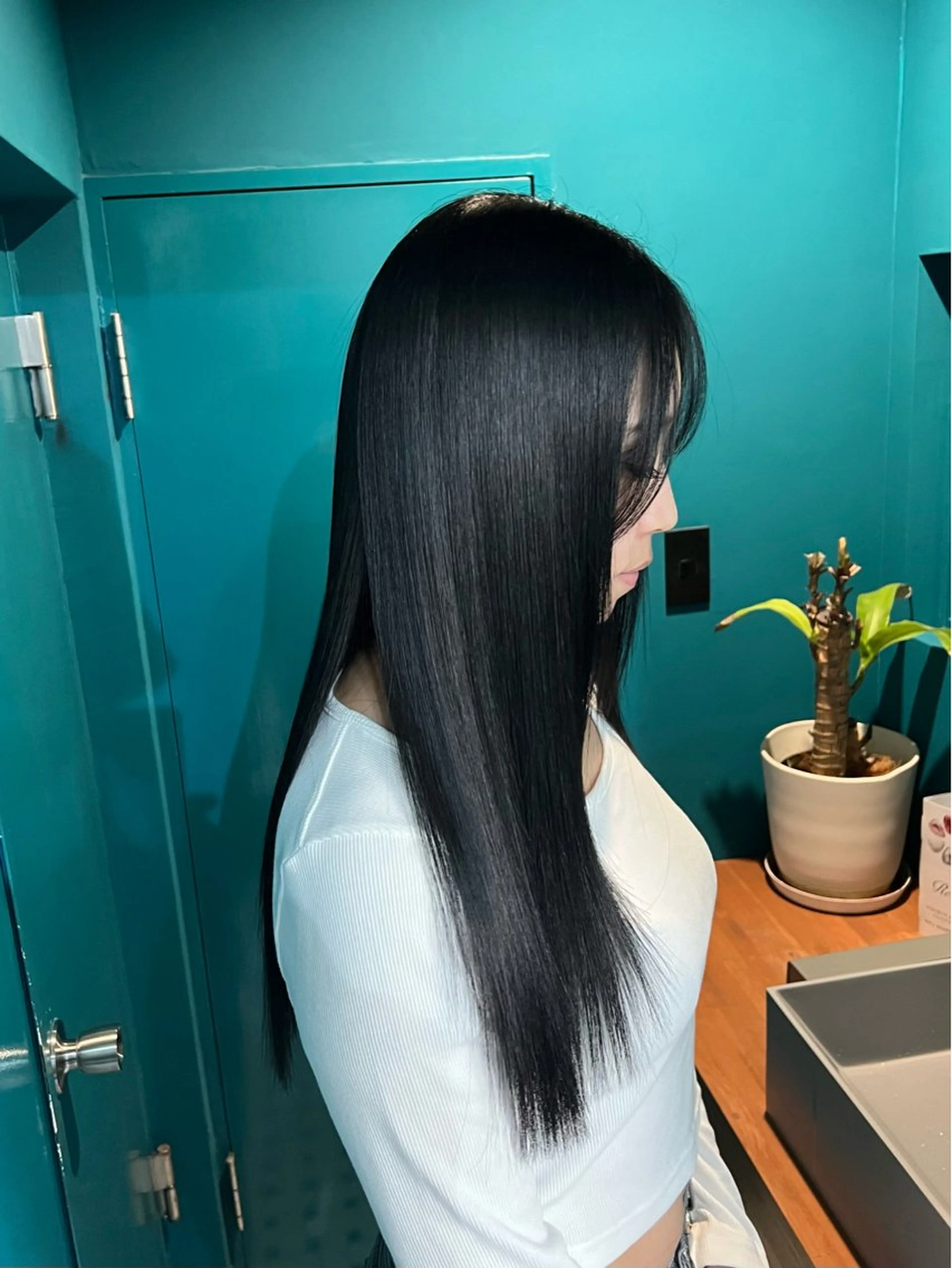 ロング カラー カット ヘアカラー トリートメント etora 渋谷所属・itaru/網紅ヘア 🇨🇳ケラチンTRのヘアスタイル