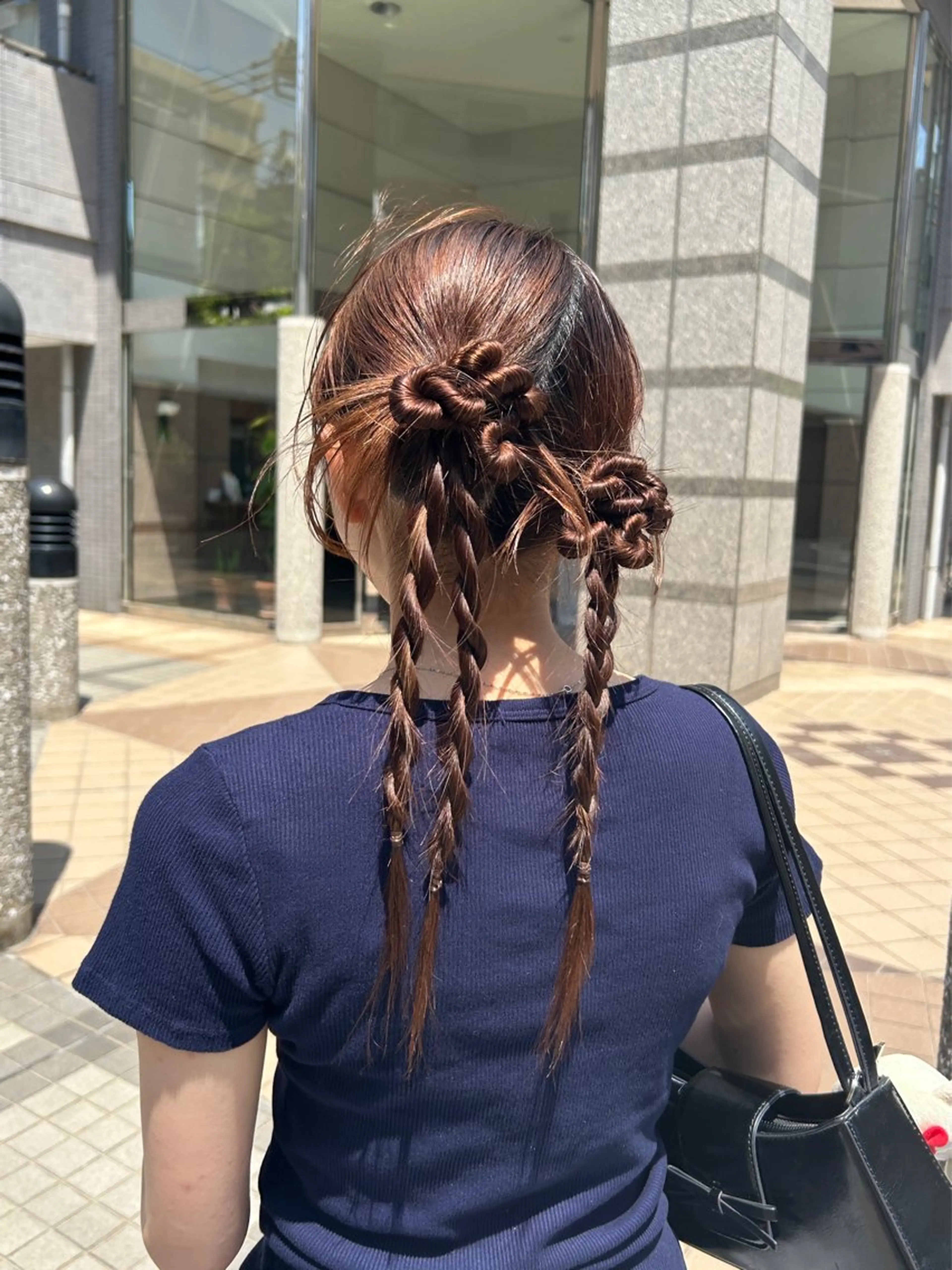 ヘアアレンジ ツインテール ヘアセット 伊沢 美憂 ⌇﻿銀座アシスタントのヘアスタイル