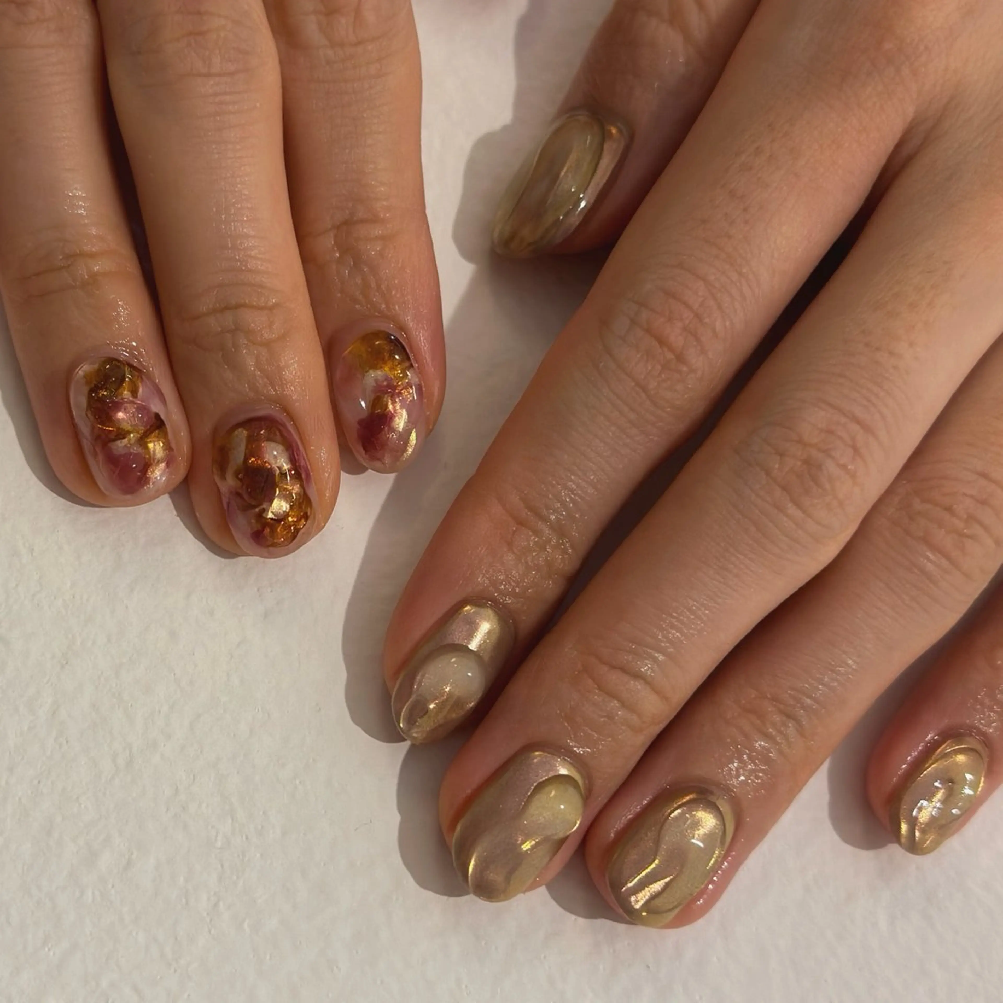 ネイル ハンドネイル Flow nail所属・山本 七海のネイルデザイン