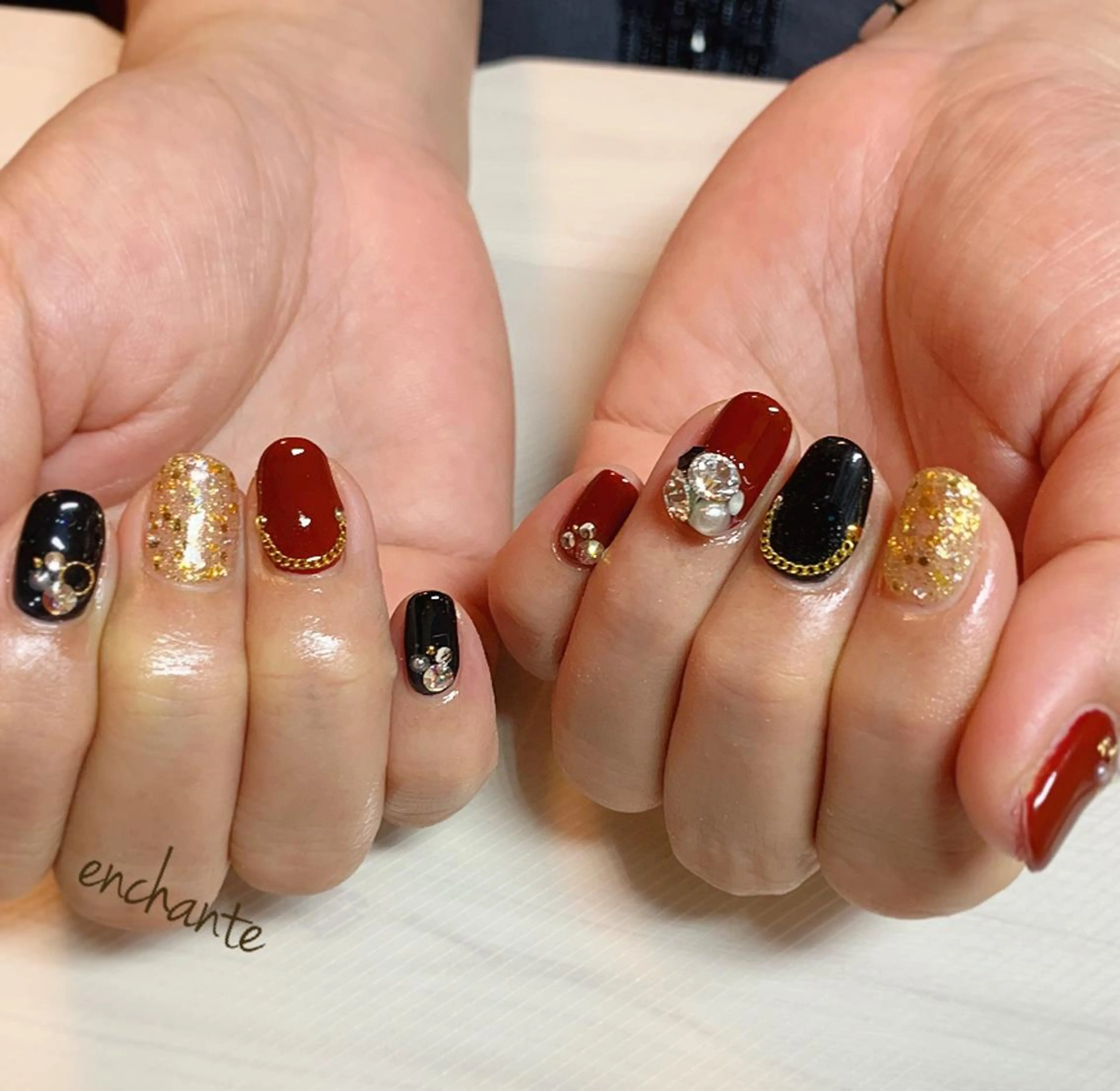 ネイル アンシャンテ所属・enchante 自由が丘のネイルデザイン