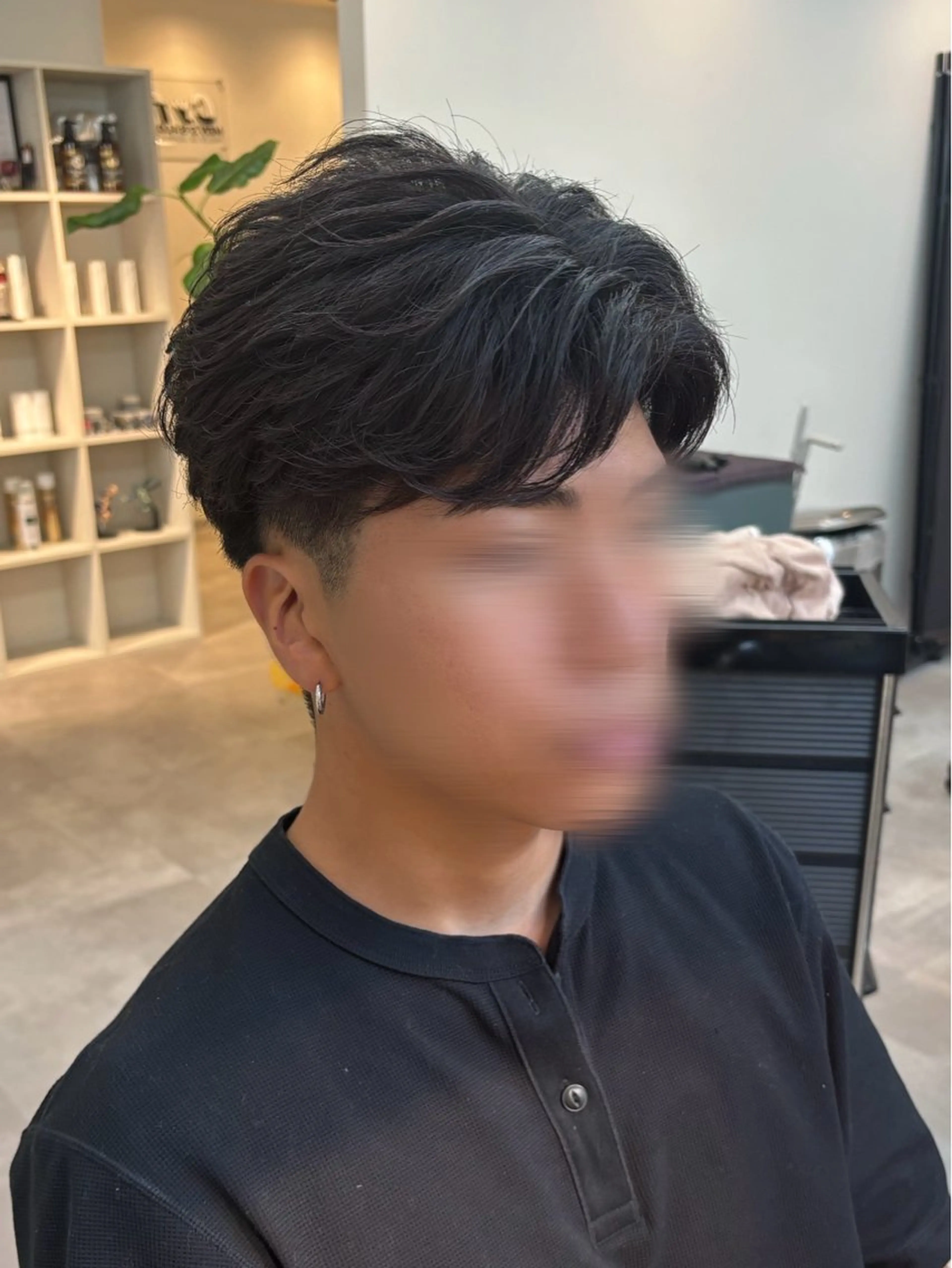 パーマ メンズ フェザーパーマ メンズパーマ カット パーマ トリートメント 千葉 シャドウパーマ ニュアンスパーマ 関のヘアスタイル