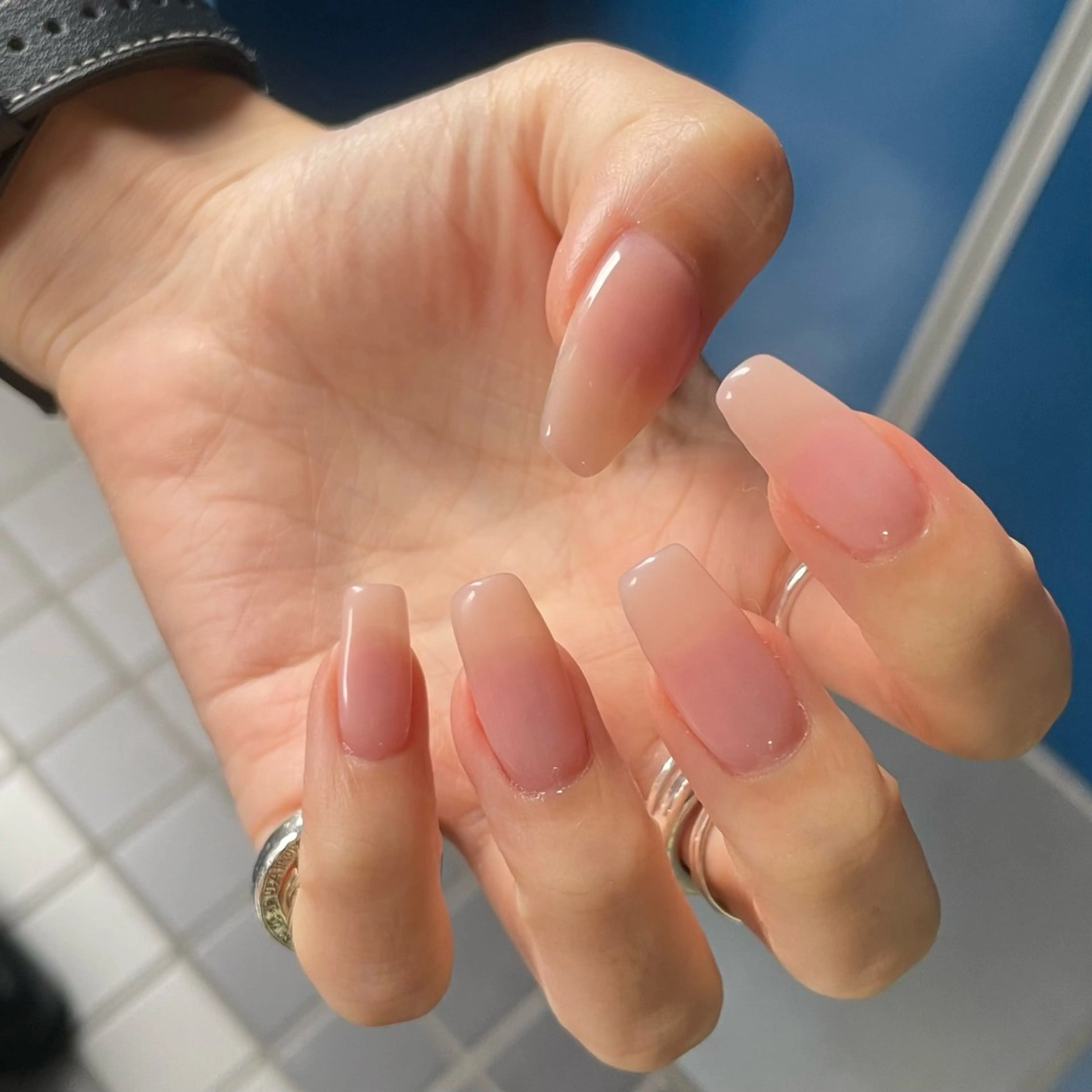 【オフあり】ハンド💅🏻🫧 《シンプルコース🎀》パラジェル変更可✨/新宿*.+ﾟの写真
