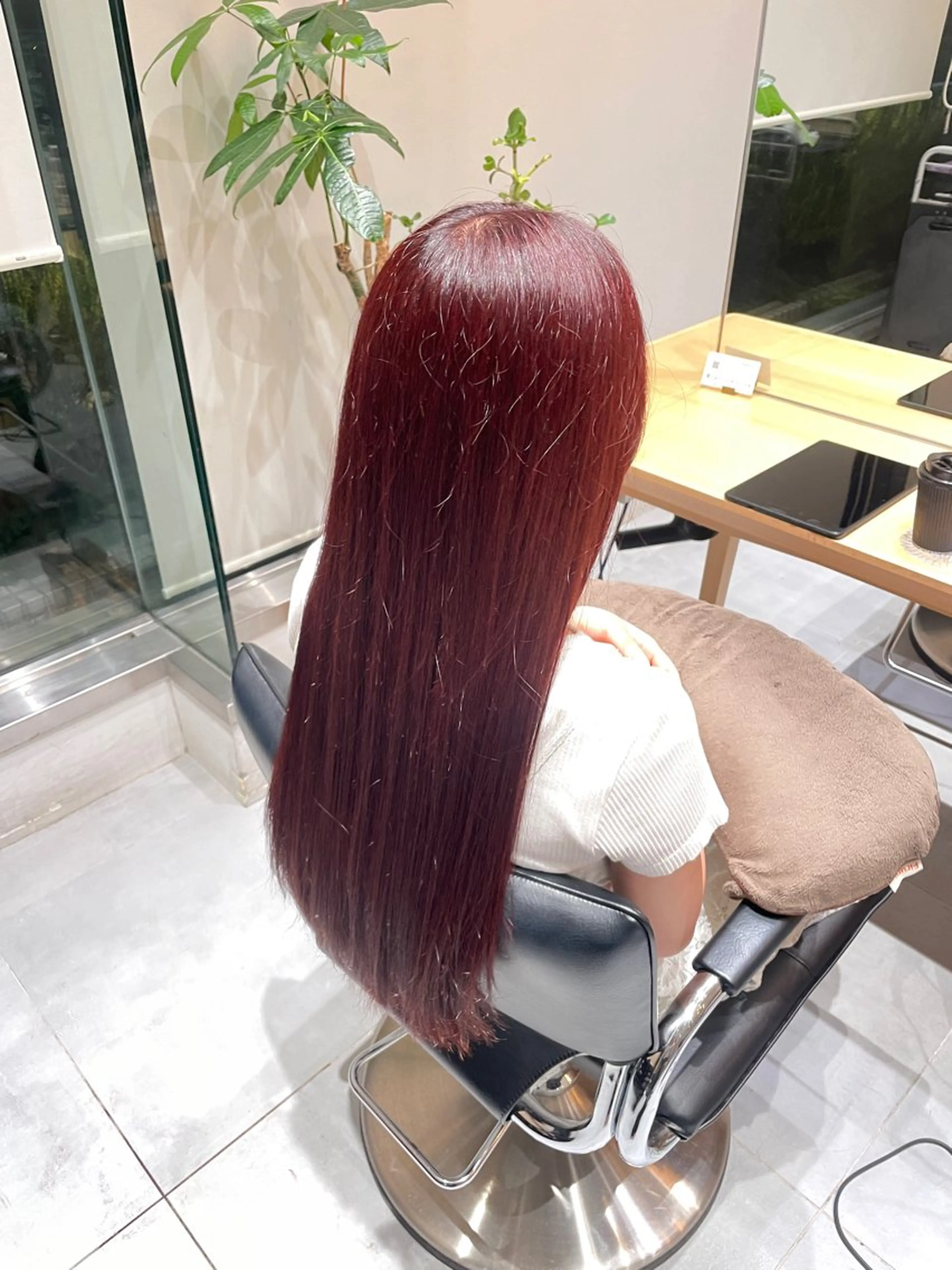 ロング カラー 暖色カラー 🍒ユイ🍒のヘアスタイル