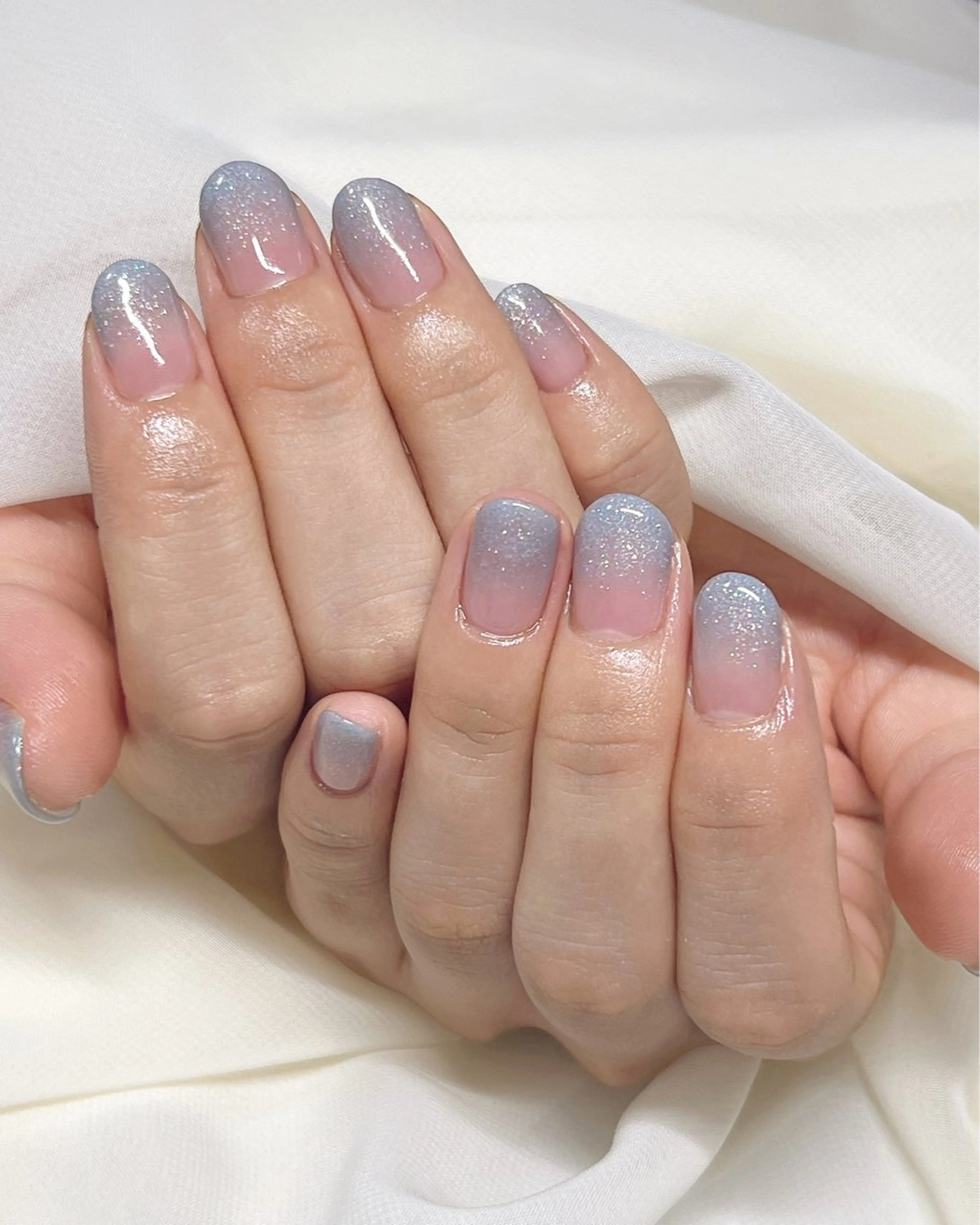 ネイル グラデーション ラメ(グリッター) ラメグラデーション nail salon MUAのネイルデザイン
