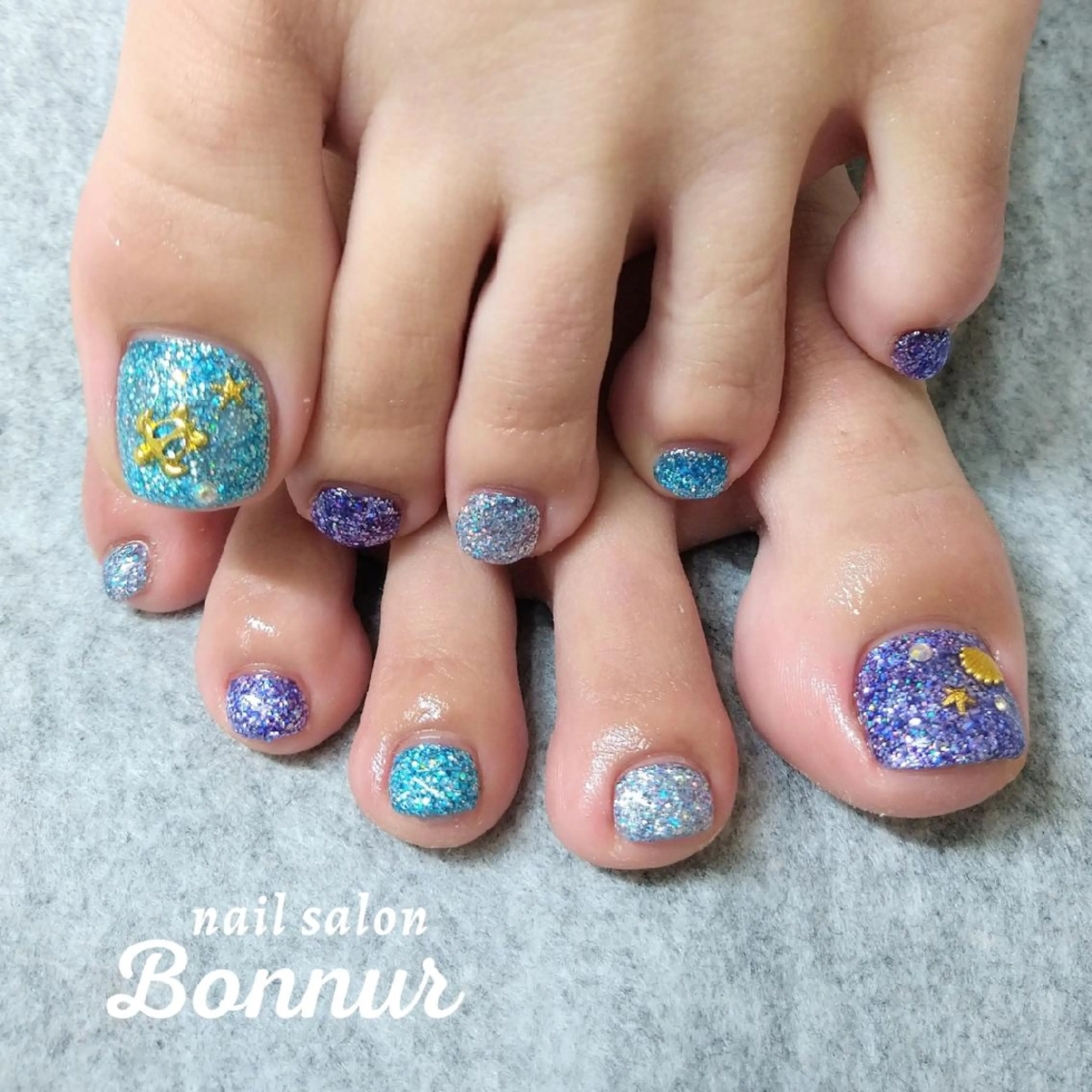 ネイル アートネイル フットネイル RuHE （BB nail)のネイルデザイン