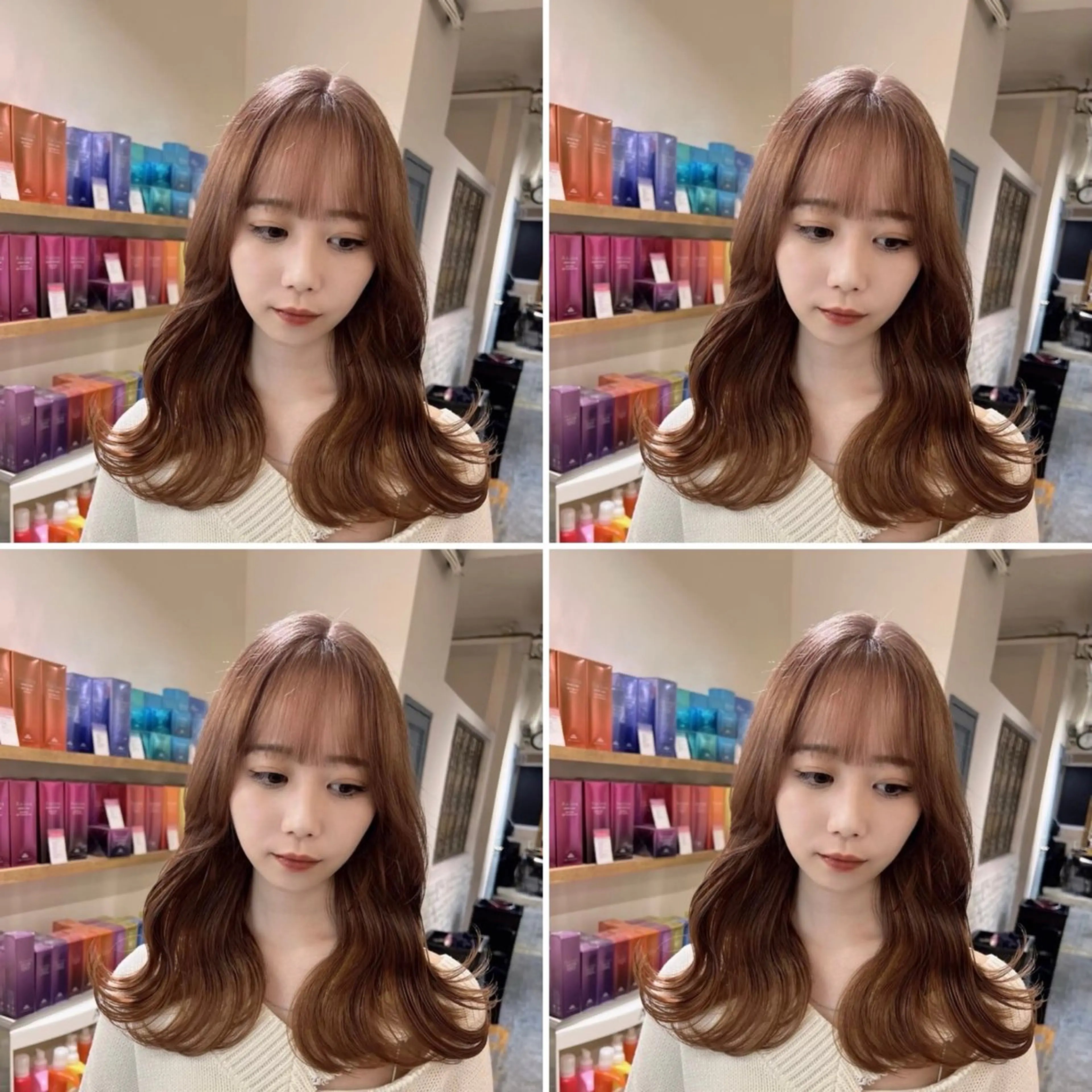 ロング カラー カット ヘアカラー トリートメント ヘアセット 艶髪・韓国ヘア特化 💎店長望月のヘアスタイル