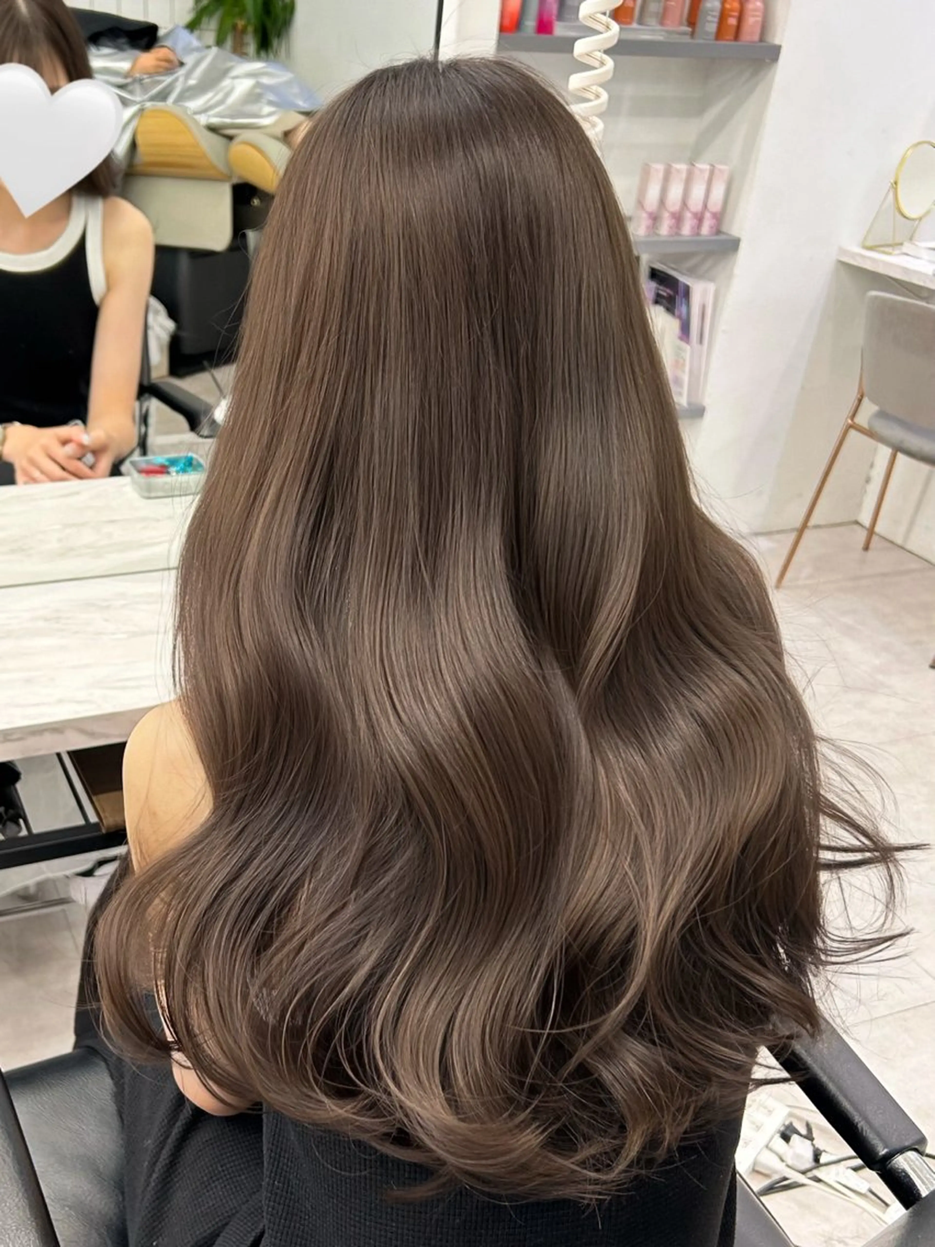 ロング カラー カット ヘアカラー トリートメント 透明感カラー 古山 結季🌙🖤のヘアスタイル
