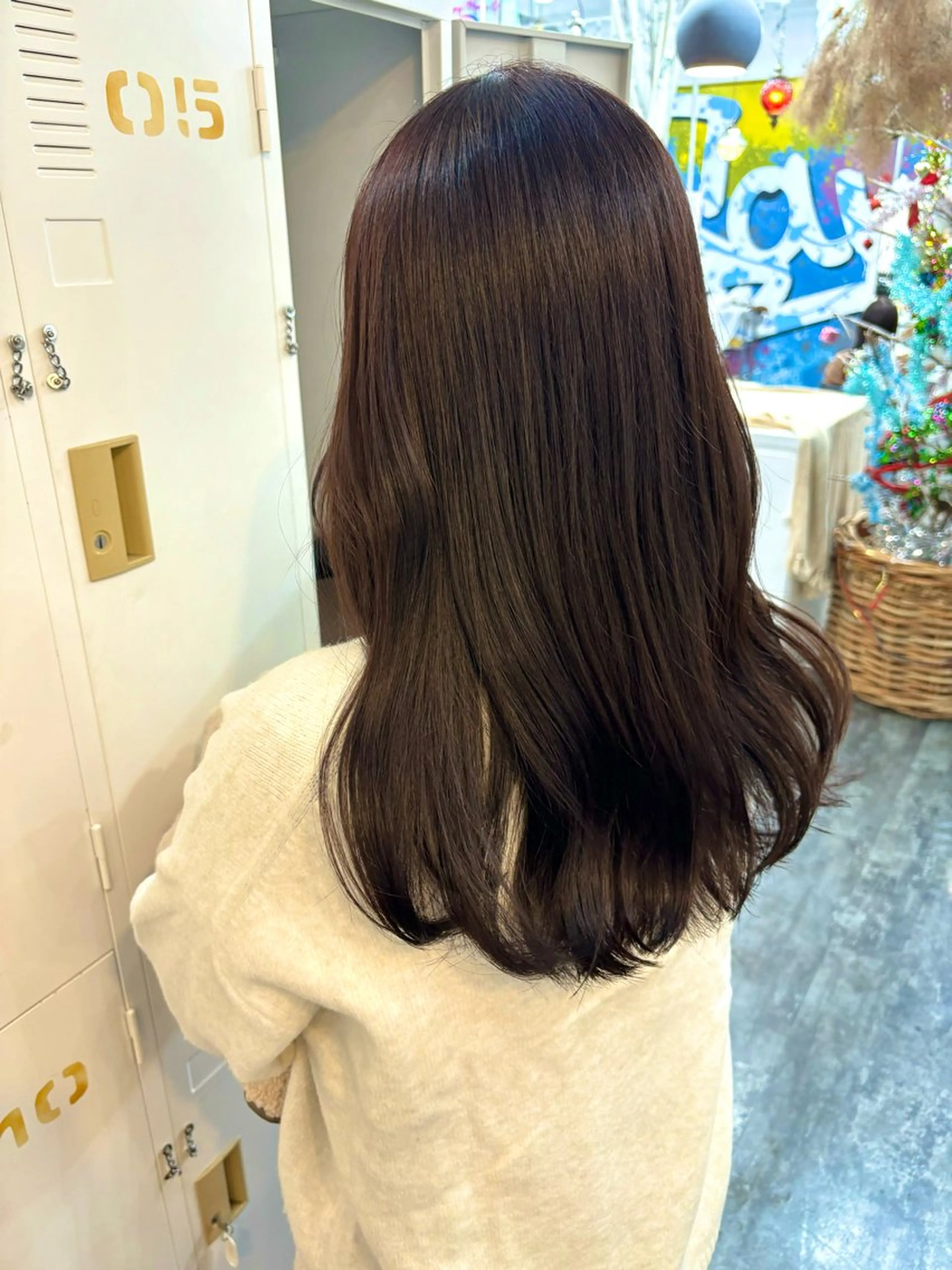 ロング カラー ラベンダーカラー LOMARLIE JURIAのヘアスタイル