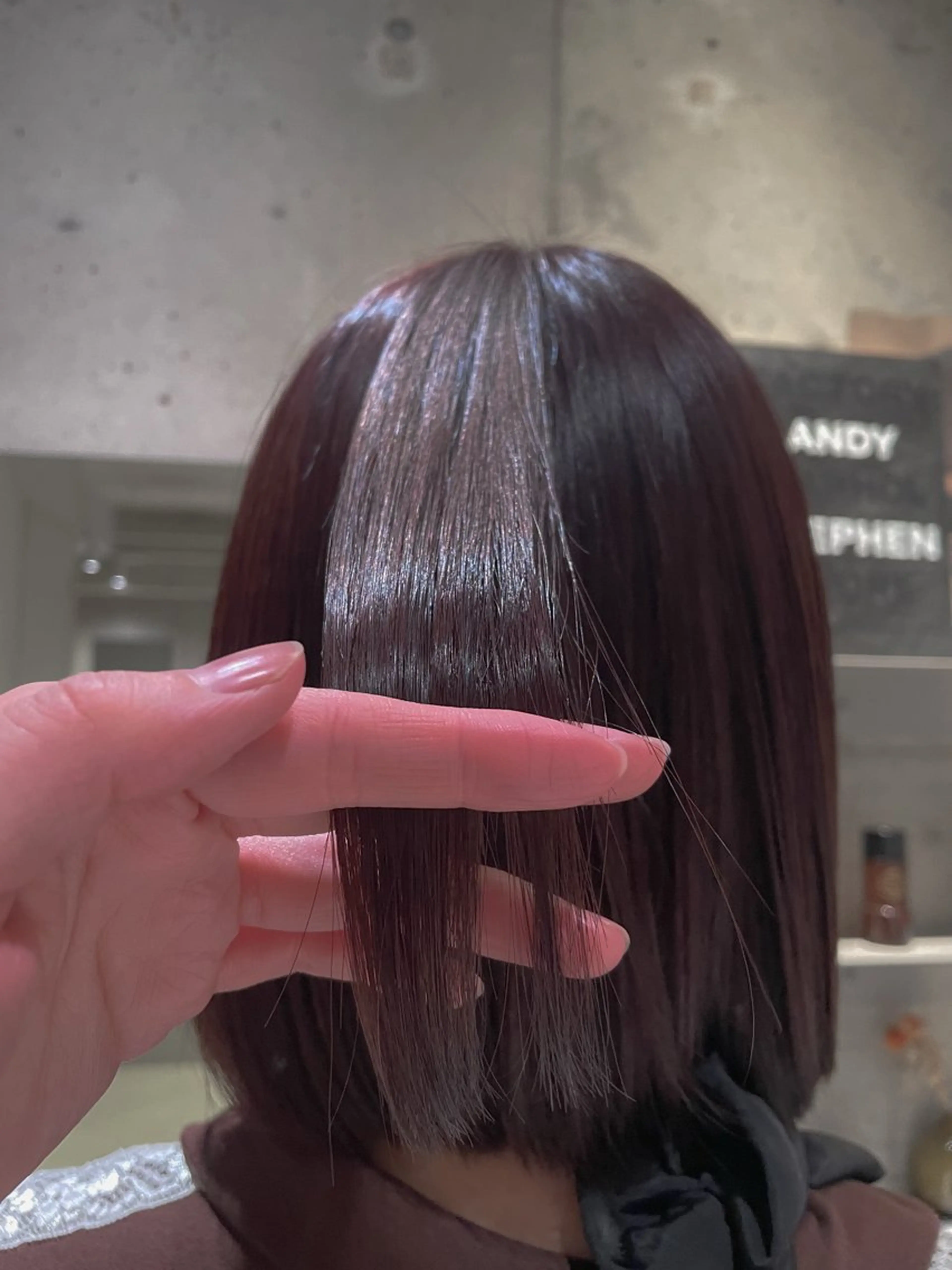 ミディアム カラー カット ヘアカラー トリートメント 艶髪🌿🫧 yukakoのヘアスタイル