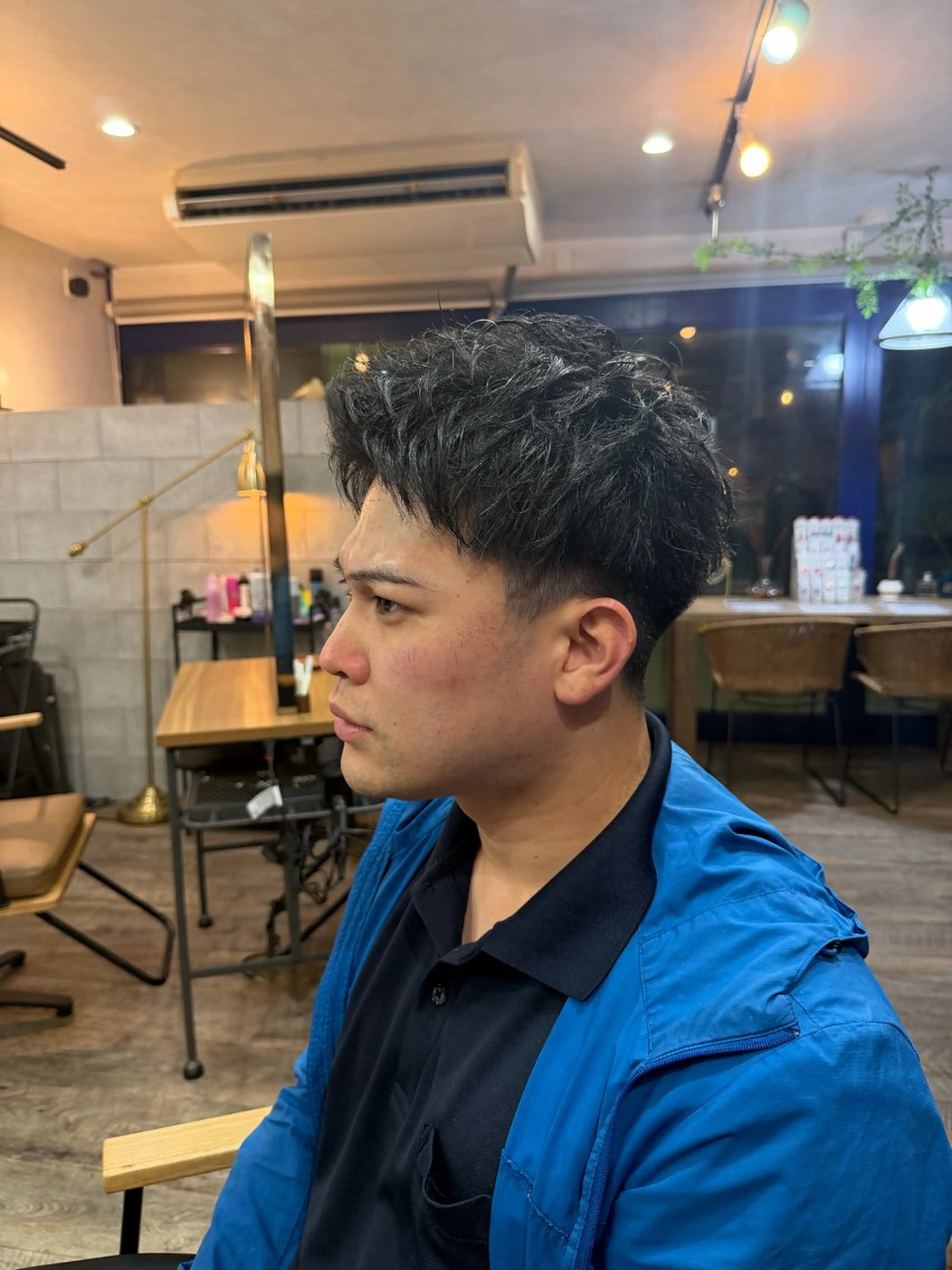 ショート パーマ ショートヘア t.hair垂門真吾 曲がる縮毛矯正/ボブのヘアスタイル