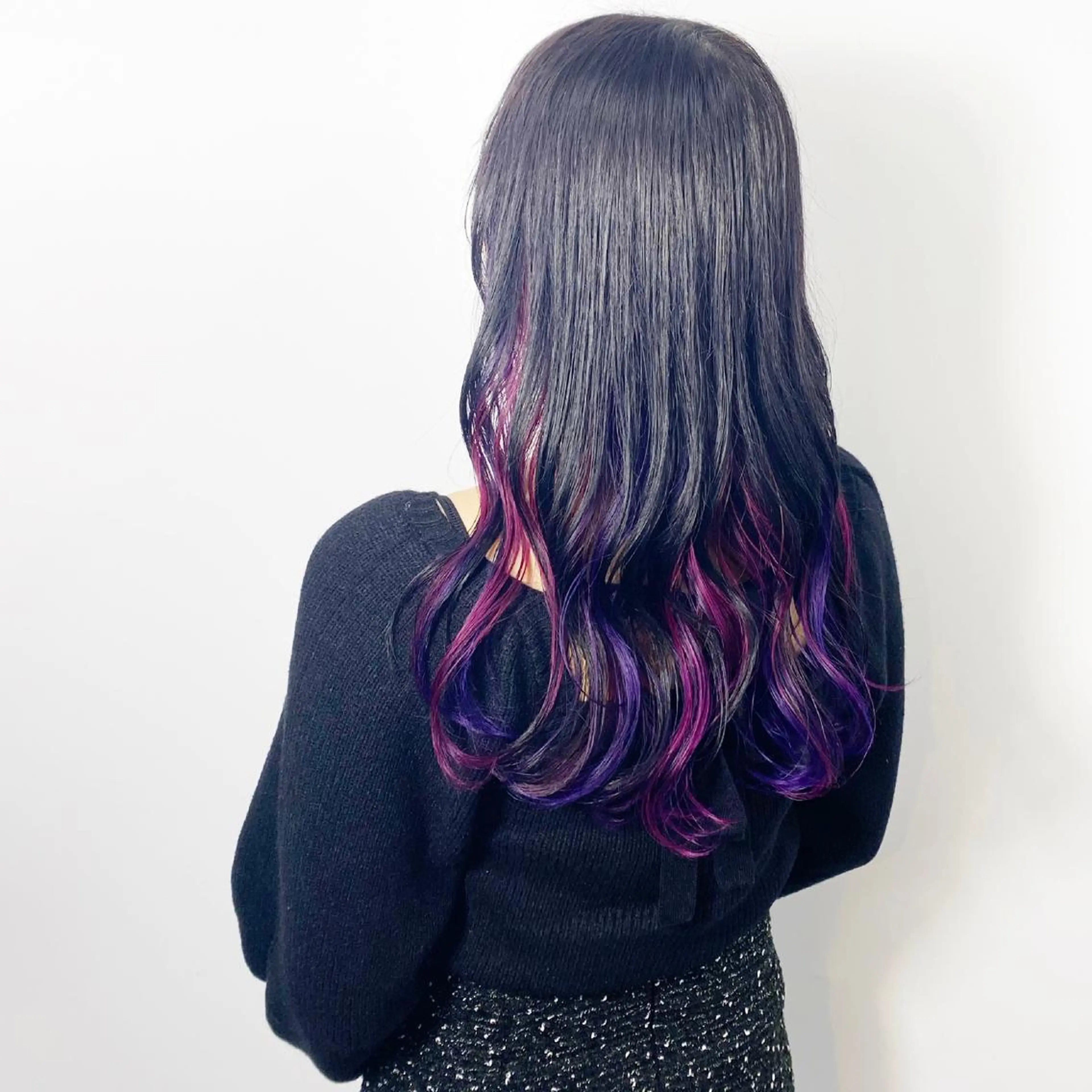 セミロング カラー ヘアアレンジ グラデーションカラー インナーカラー ユニコーンカラー レイヤーカット カット ヘアカラー トリートメント 大橋 拓巳のヘアスタイル