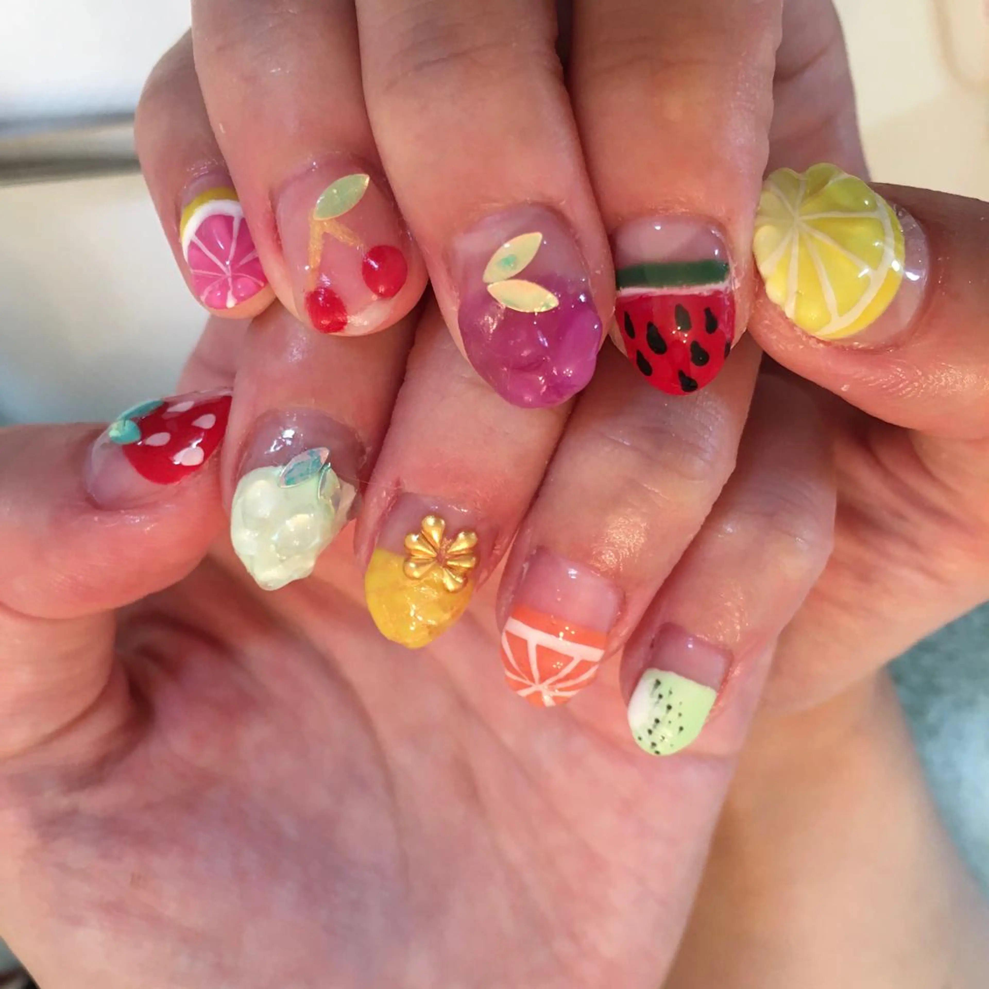 ネイル ぷっくりネイル ネイルサロン ショコラのネイルデザイン