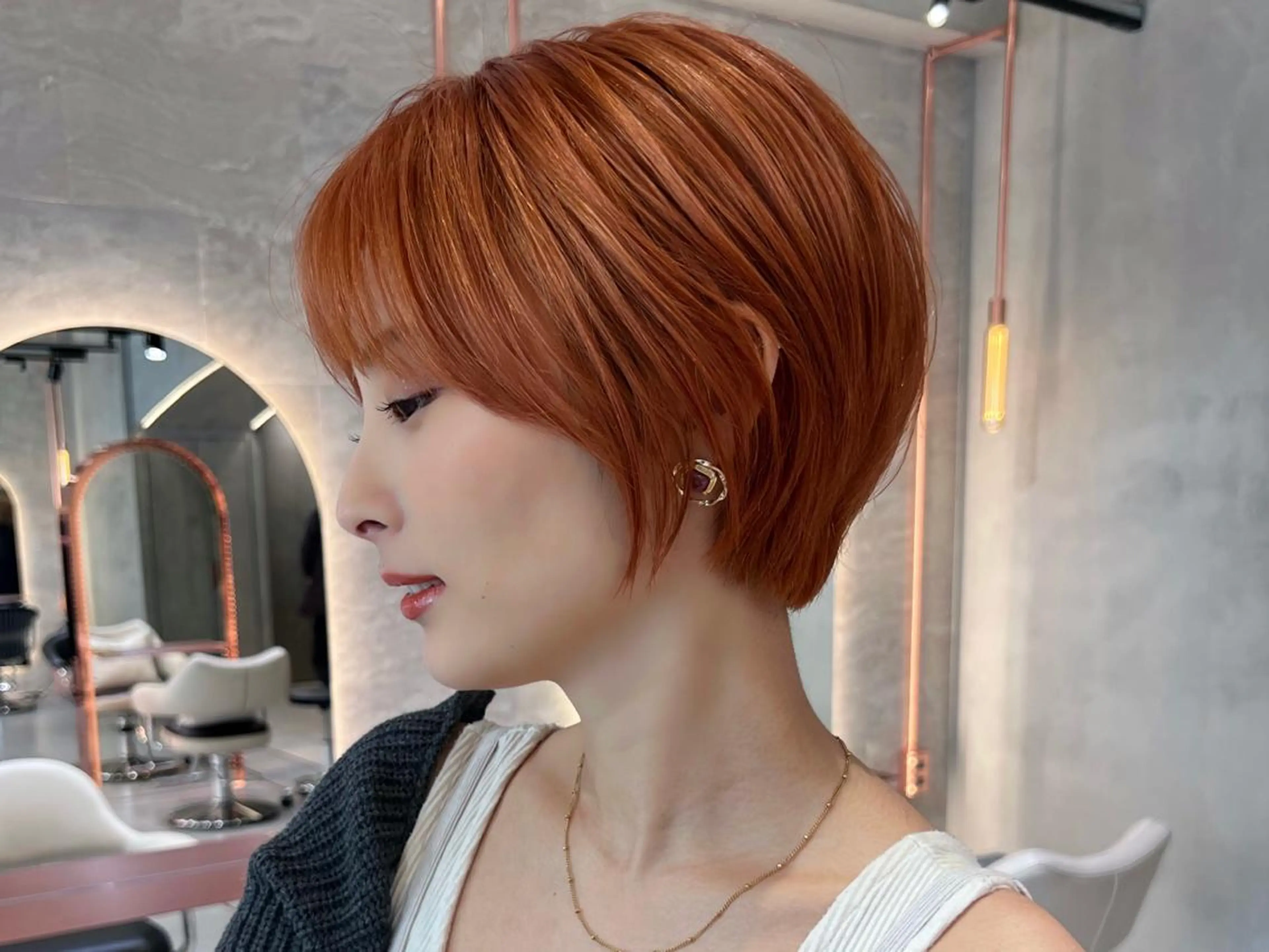 ショート カット ヘアカラー トリートメント サロウィン銀座RAYⅡ所属・❣️髪質改善/ 美髪矯正/沼座悠人のヘアスタイル