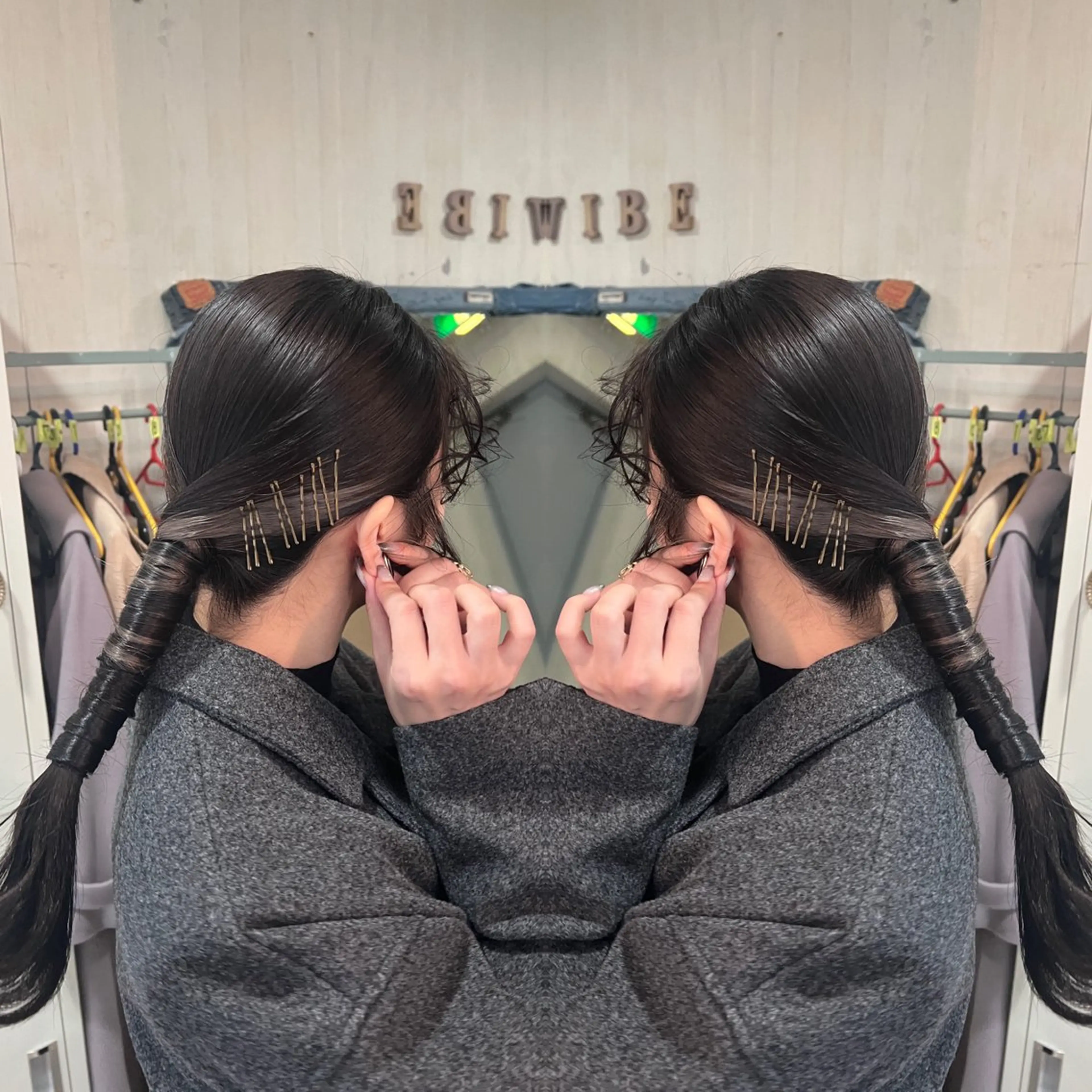 ヘアアレンジ ヘアセット レイヤー/ボブ/ ミニボブ/AOIのヘアスタイル