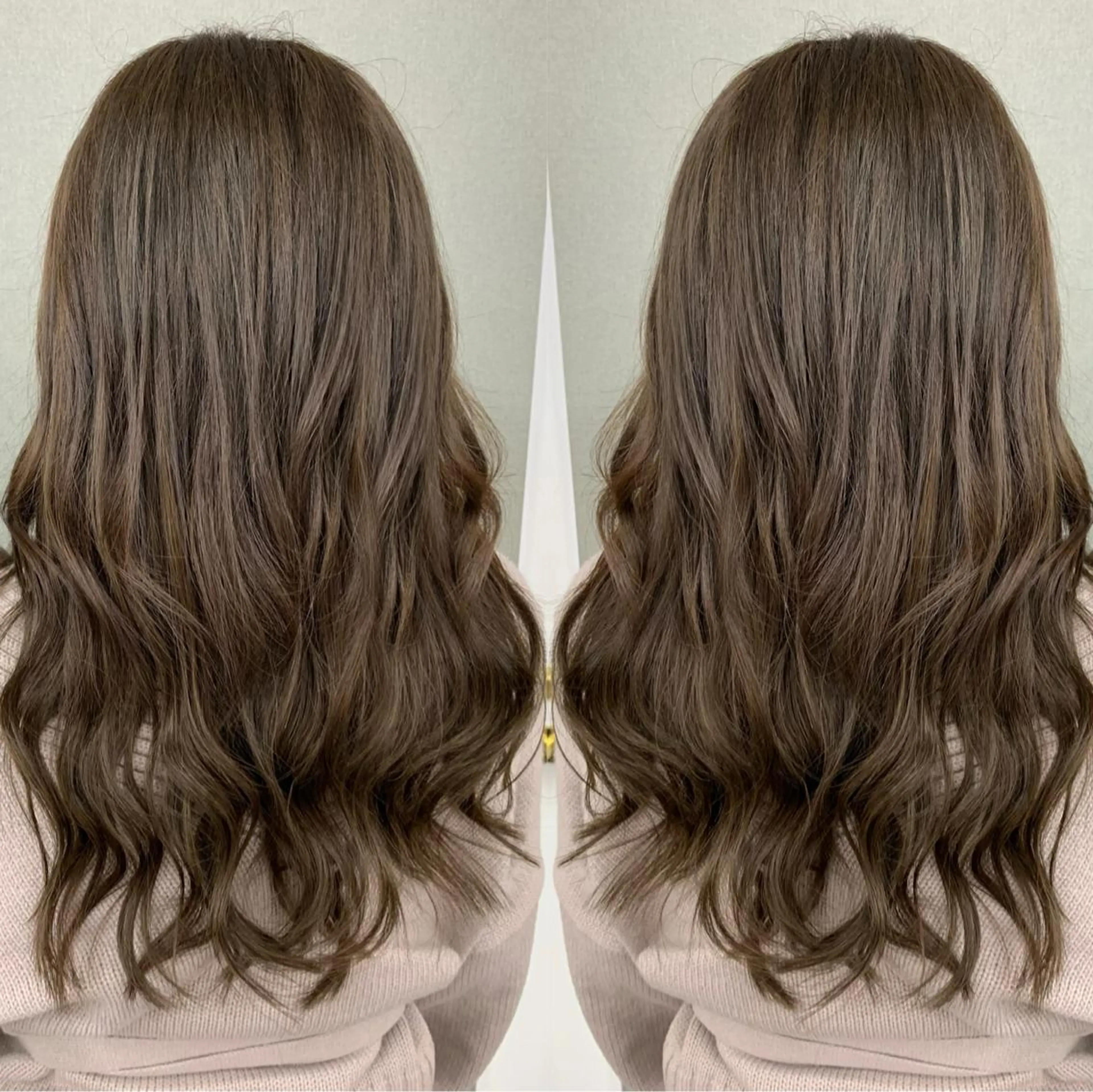 ロング カラー カット ヘアカラー トリートメント とも🏆プルエクステ /髪質改善🏆渋谷のヘアスタイル