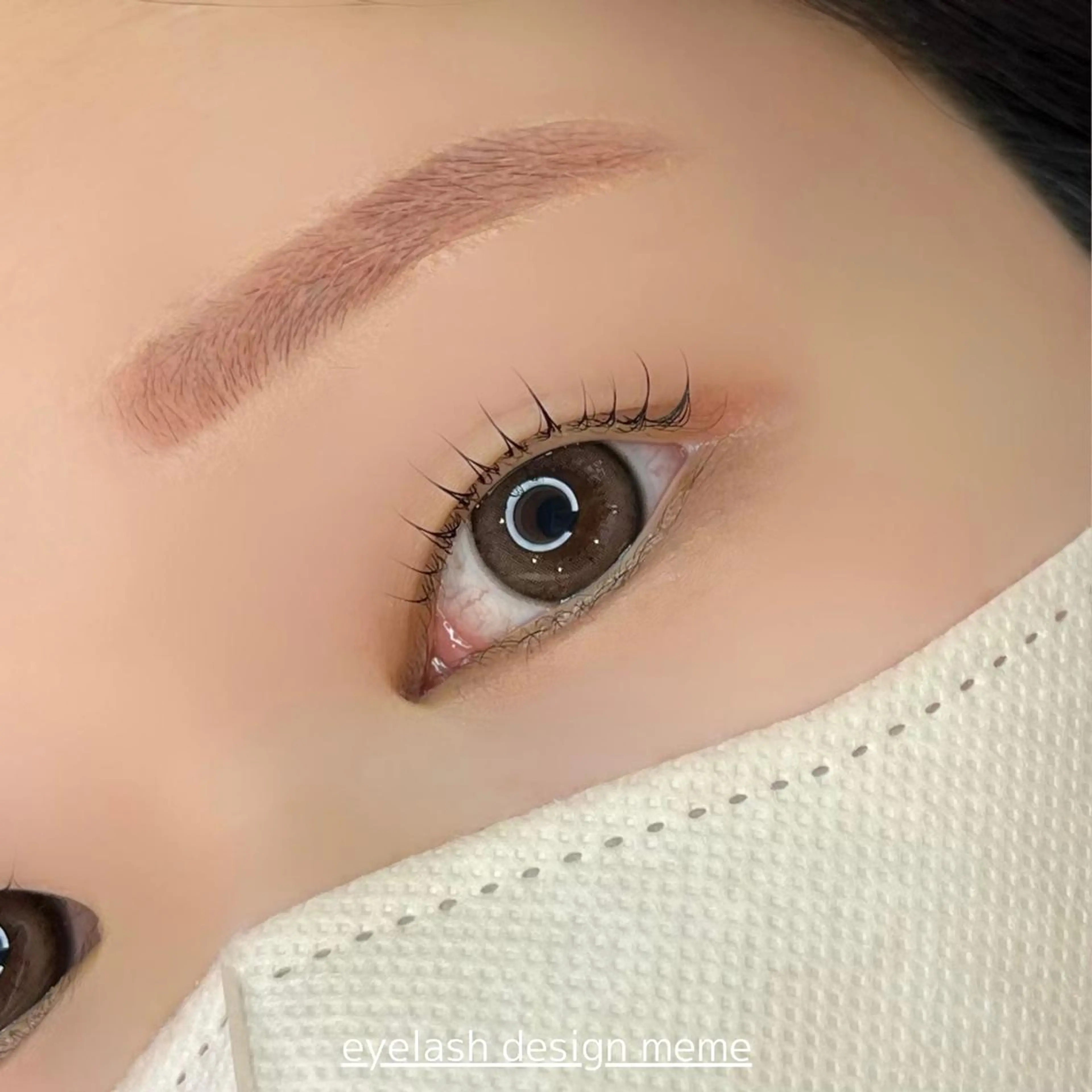 マツエク・マツパ アイブロウ マツパ meme erinaのマツエク・マツパデザイン