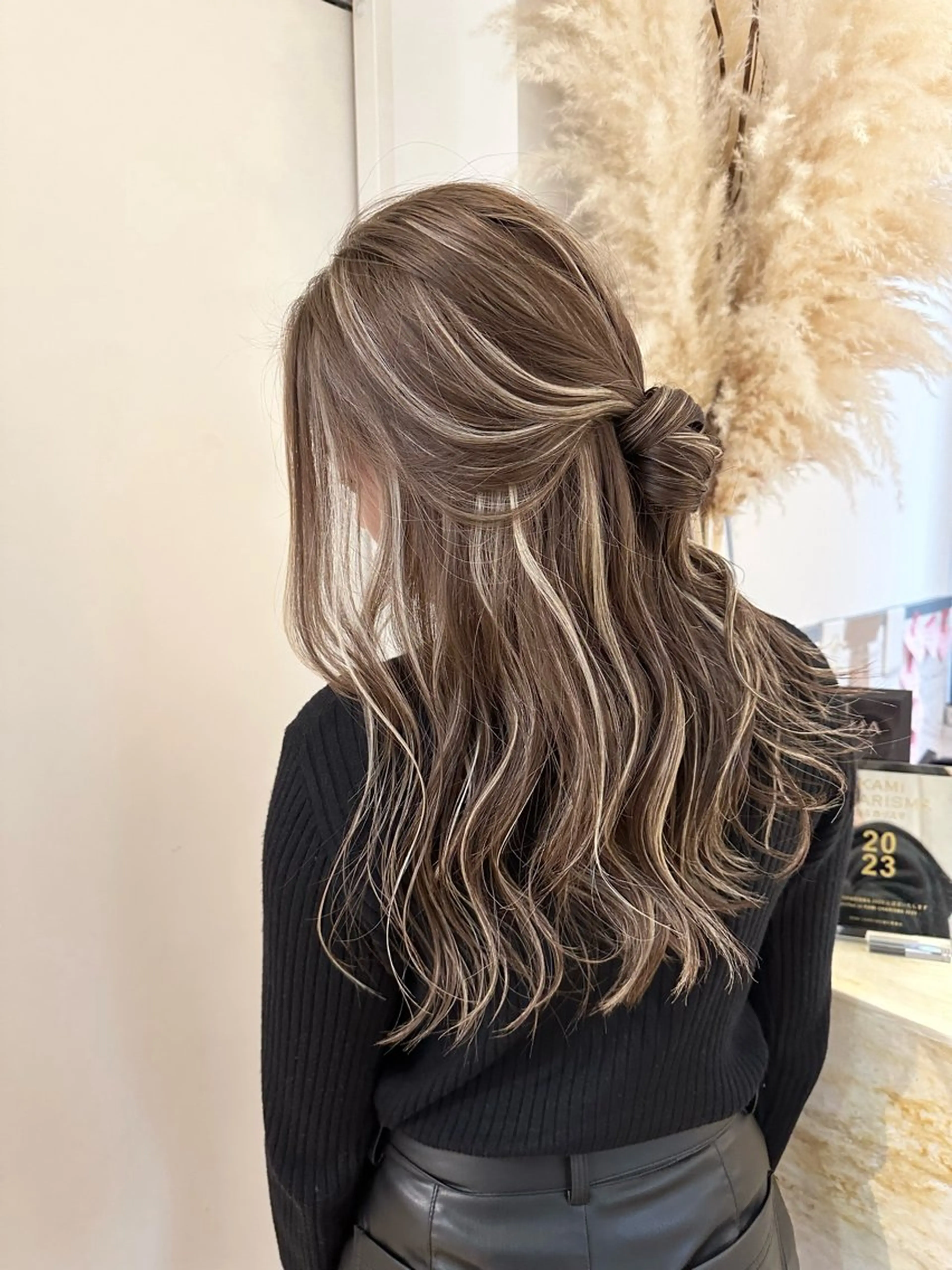 ロング カラー パーマ ヘアアレンジ メンズ Dimo＆所属・ハイライトカラー /ダイスケのヘアスタイル