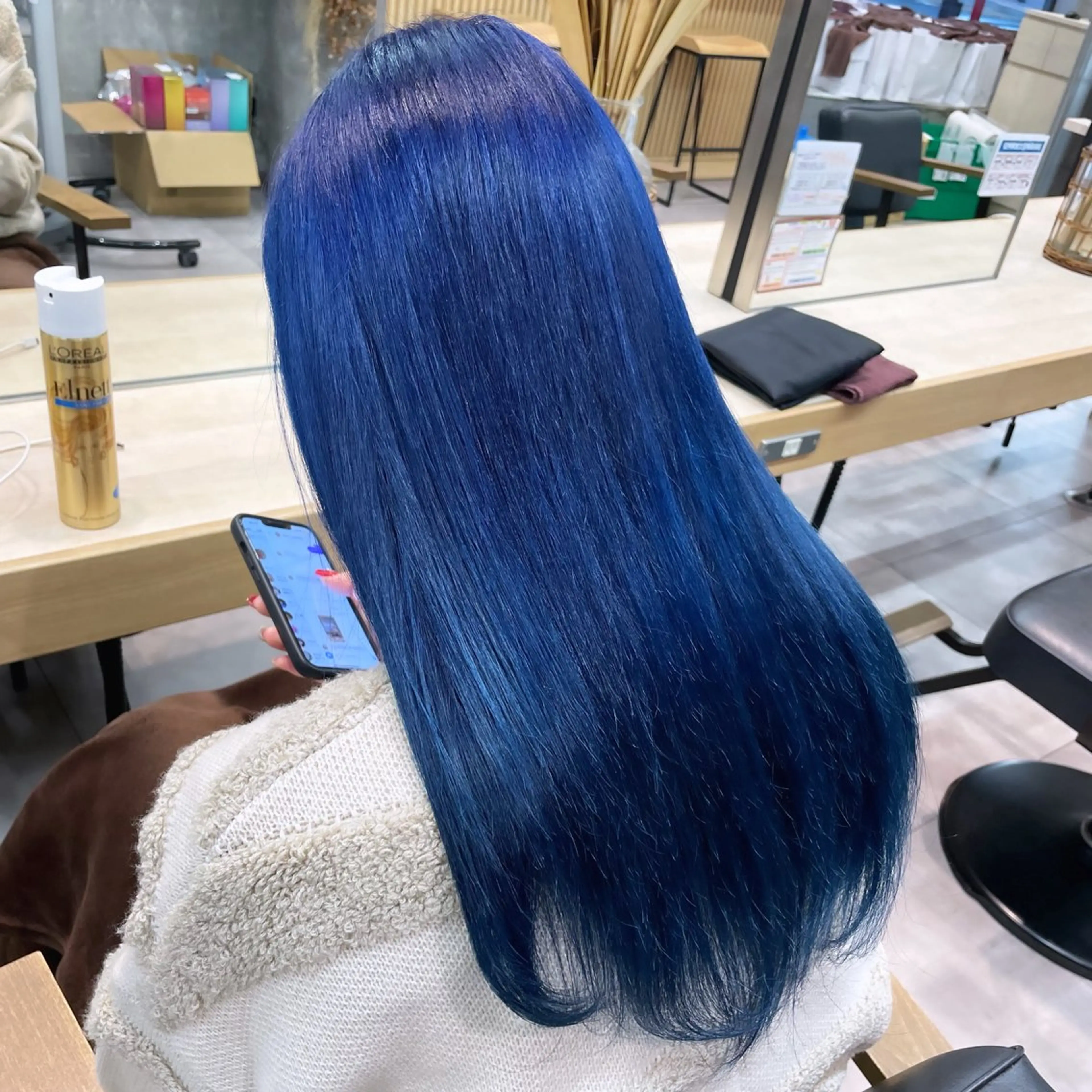 ロング カラー ヘアカラー 透明感カラー×ヘア アレンジ🪽しおりのヘアスタイル