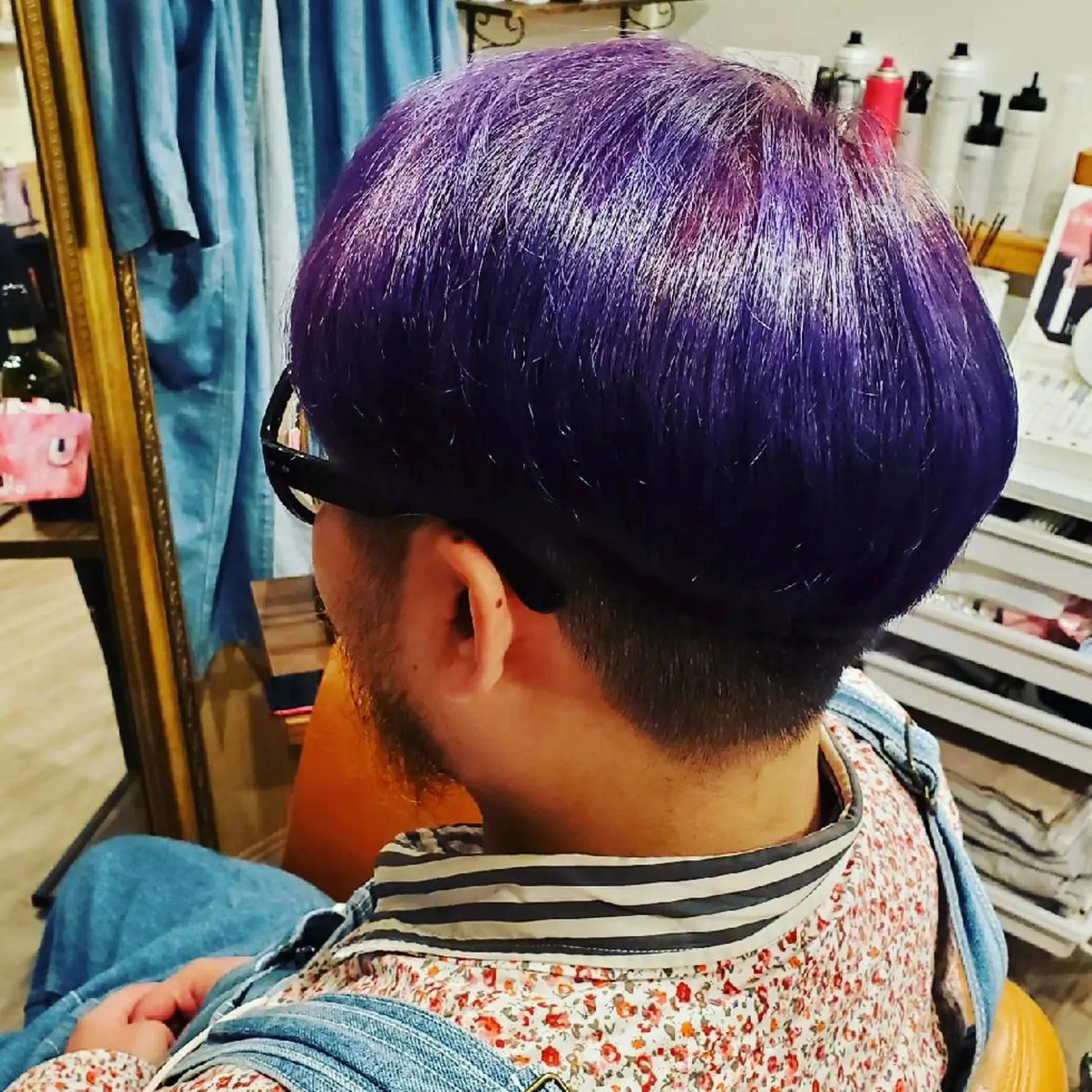 ショート メンズ カラー メンズブリーチ メンズパーマ ブリーチ イルミナカラー 外国人風カラー ヘアカラー spa hair  ark 富井直美のヘアスタイル