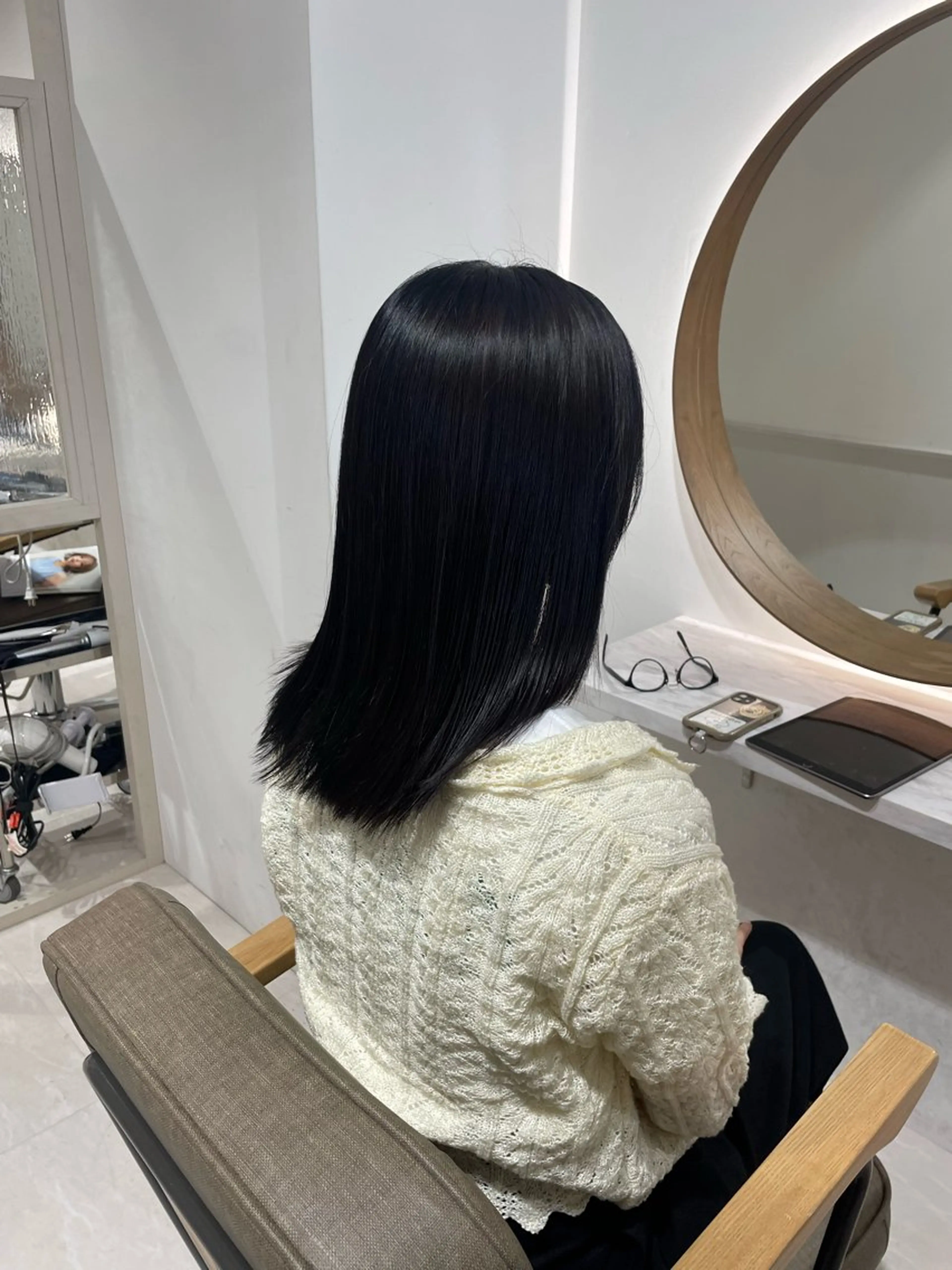 セミロング 光岡 玲遠のヘアスタイル