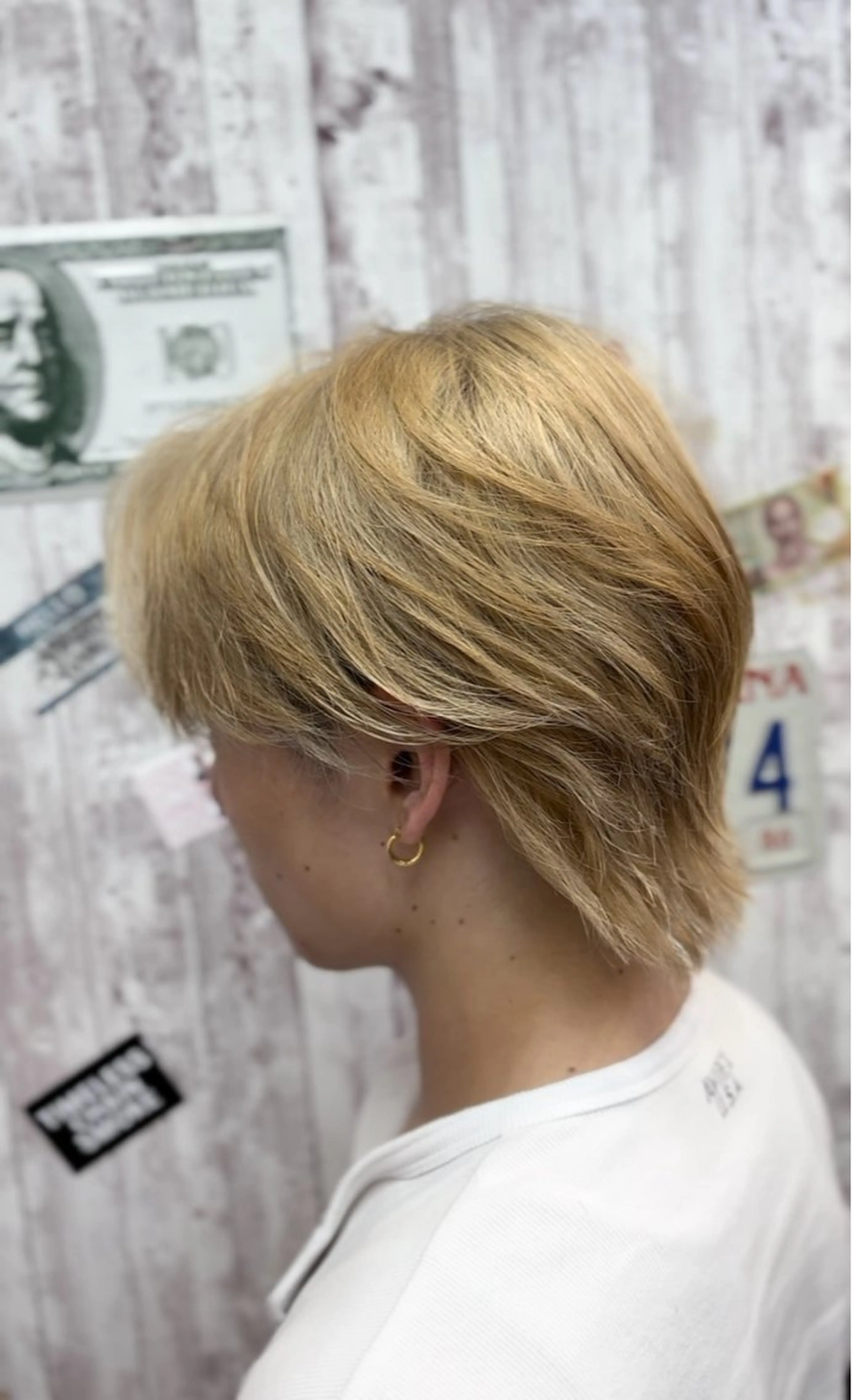 ショート カラー メンズ カット ヘアカラー エクステ/ハイトーン / 矢野 隼翔のヘアスタイル