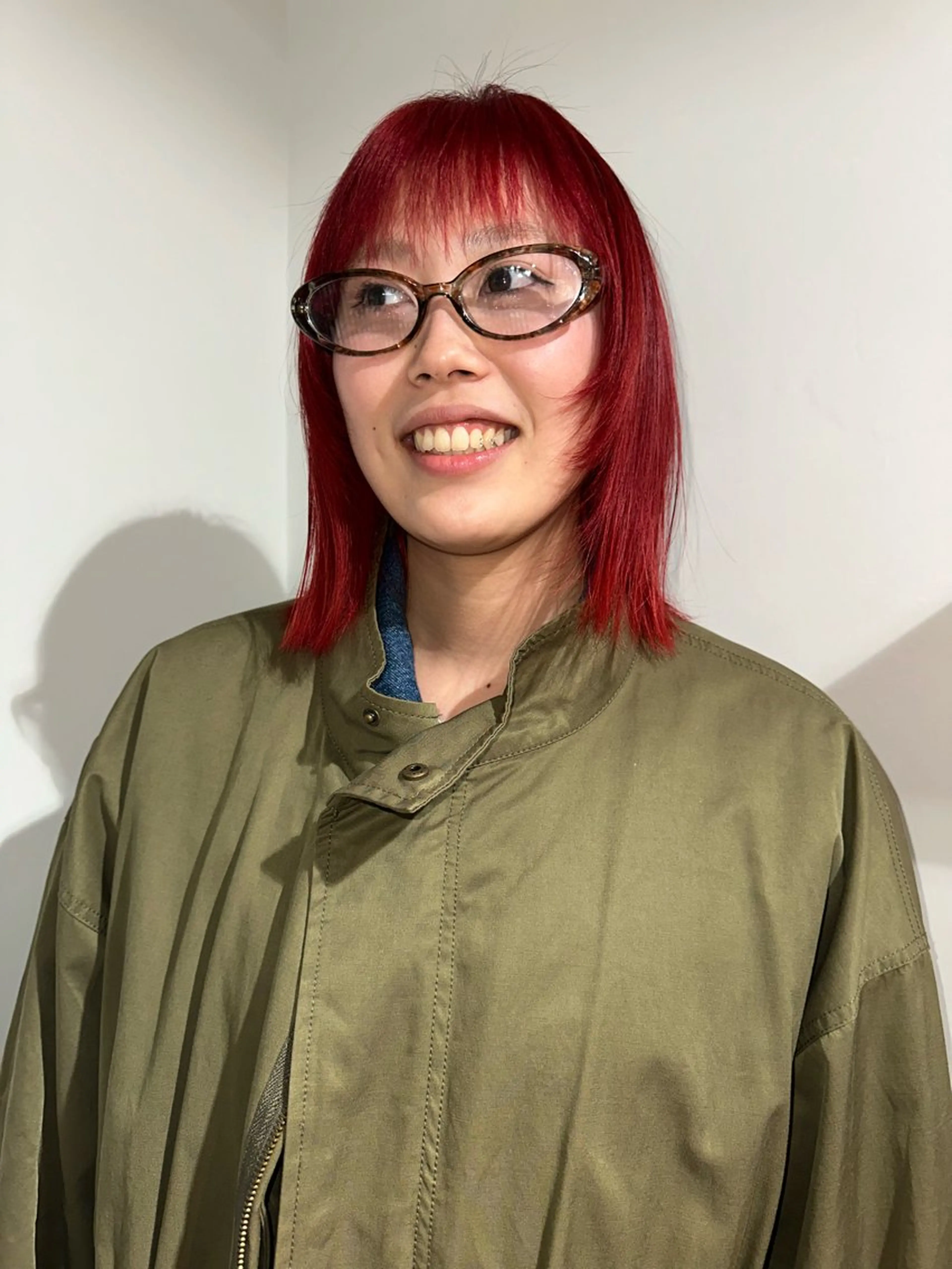 ミディアム カラー カット ヘアカラー トリートメント ケアブリーチ💘 rino🪷高円寺のヘアスタイル