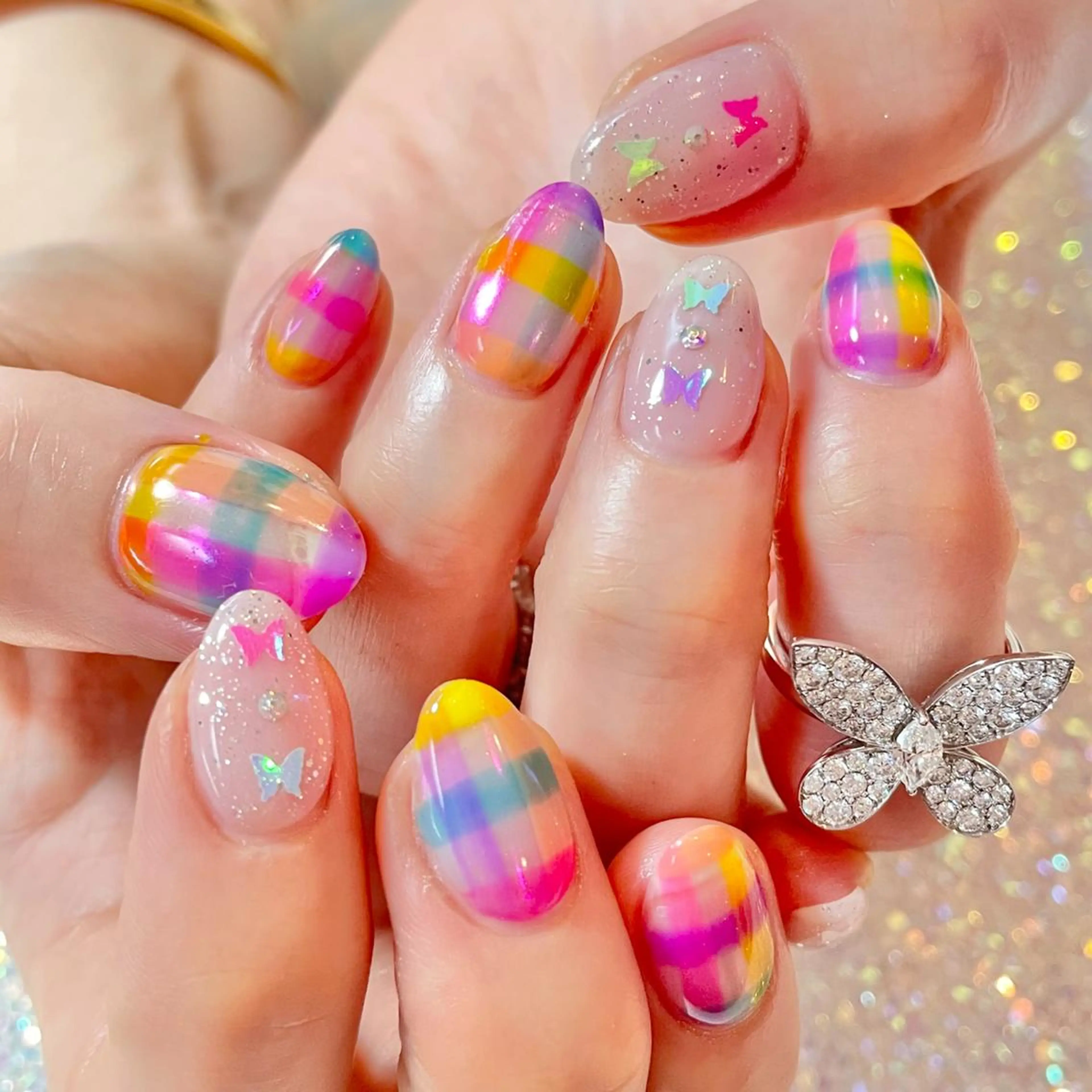 ネイル ハンドネイル Menail心斎橋筋 ギャル×韓国🇰🇷のネイルデザイン
