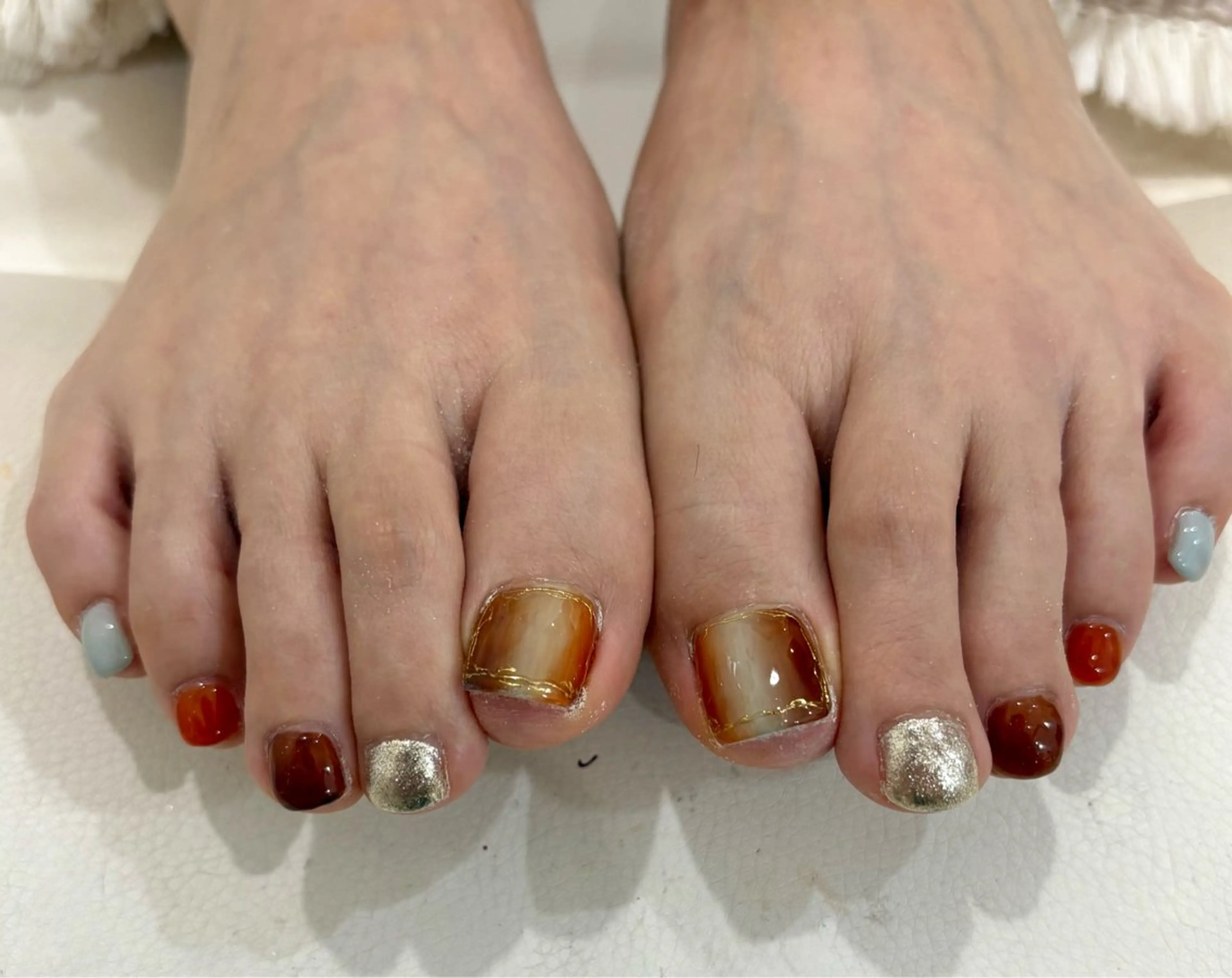 ネイル フットネイル 新田 乃愛のネイルデザイン