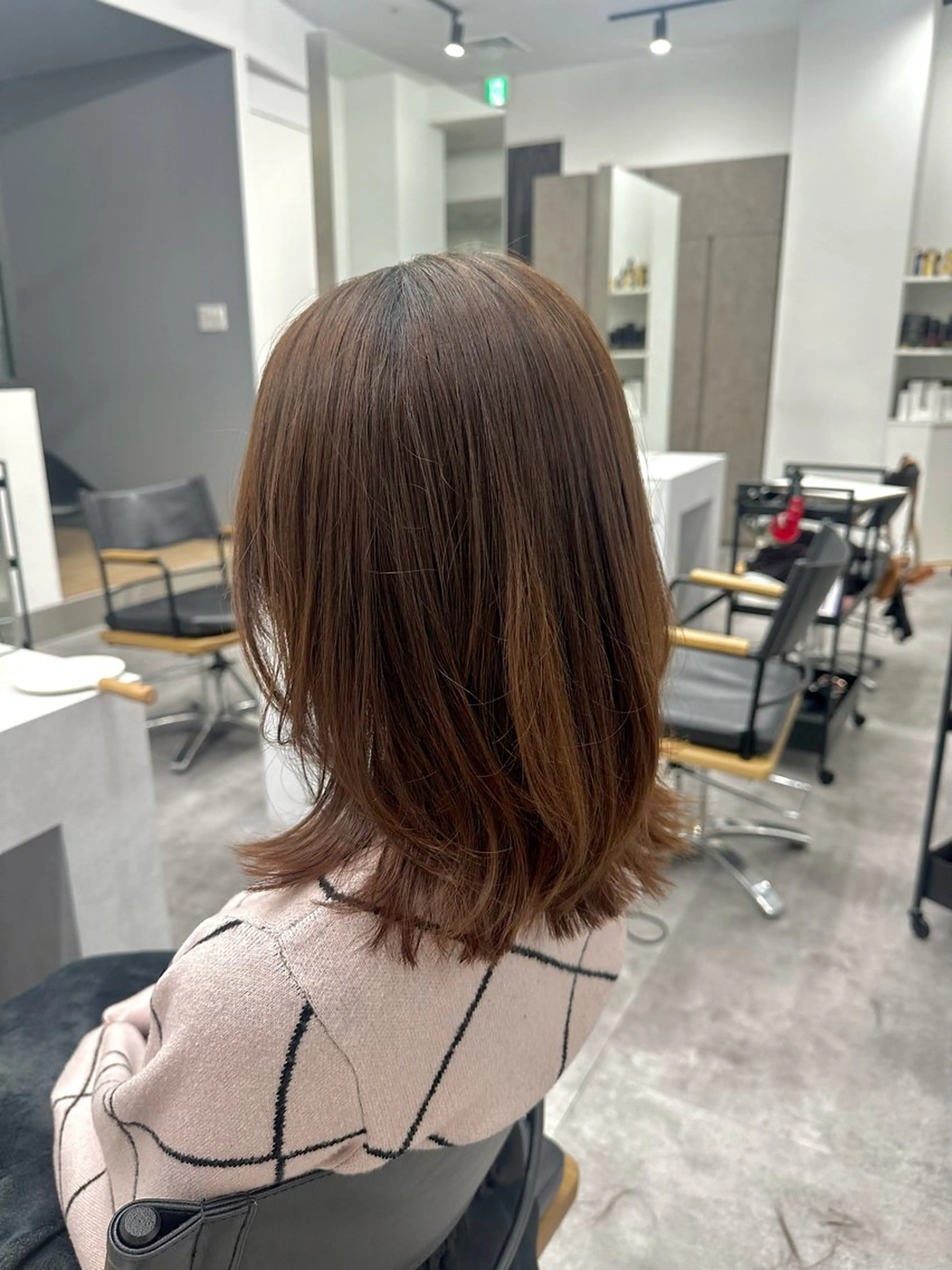 セミロング レイヤーカット カット ごとう さなのヘアスタイル