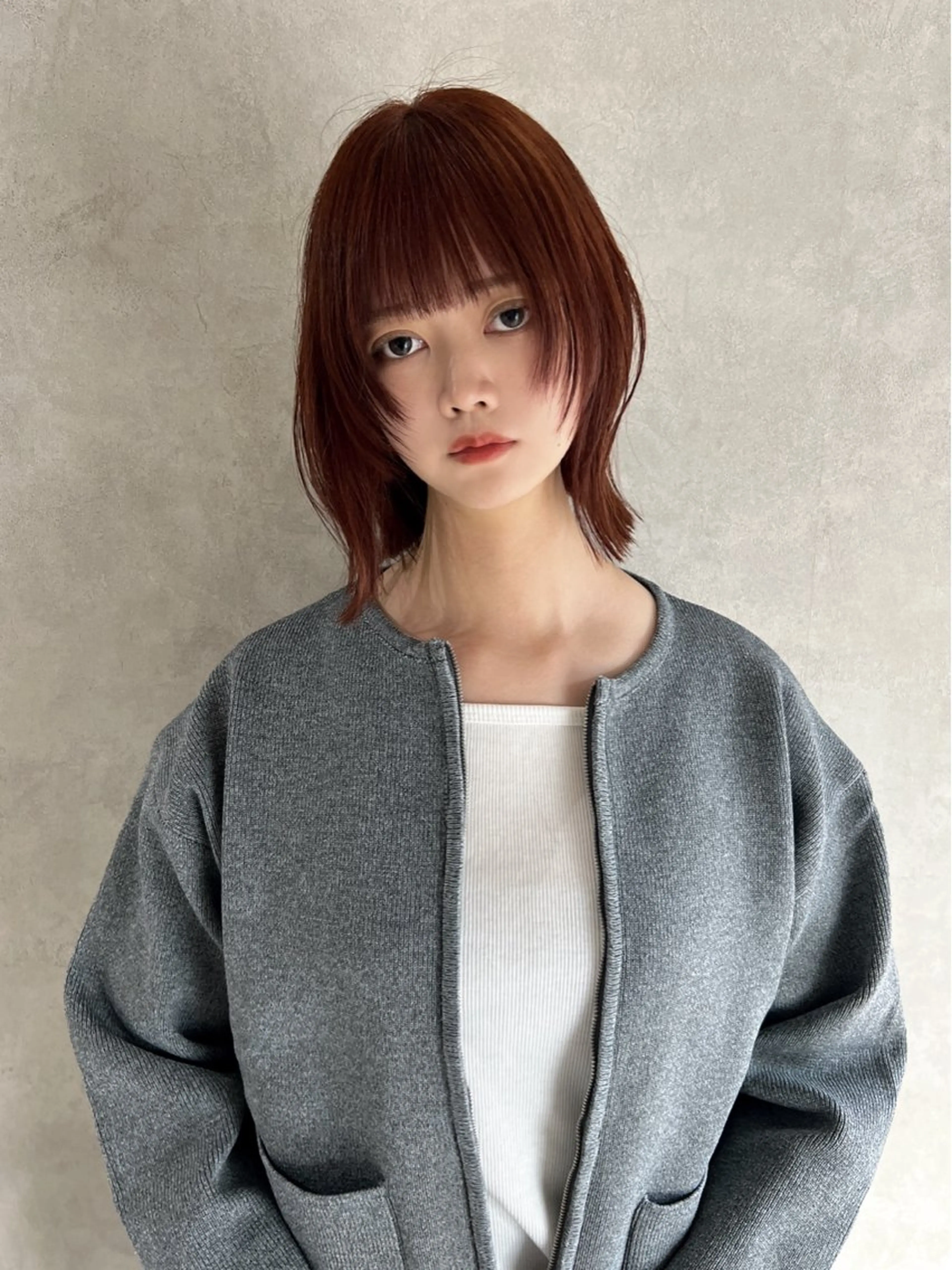カラー カット ヘアカラー nehus nagaoka所属・🦋Imai Mizuki🦋‪のヘアスタイル