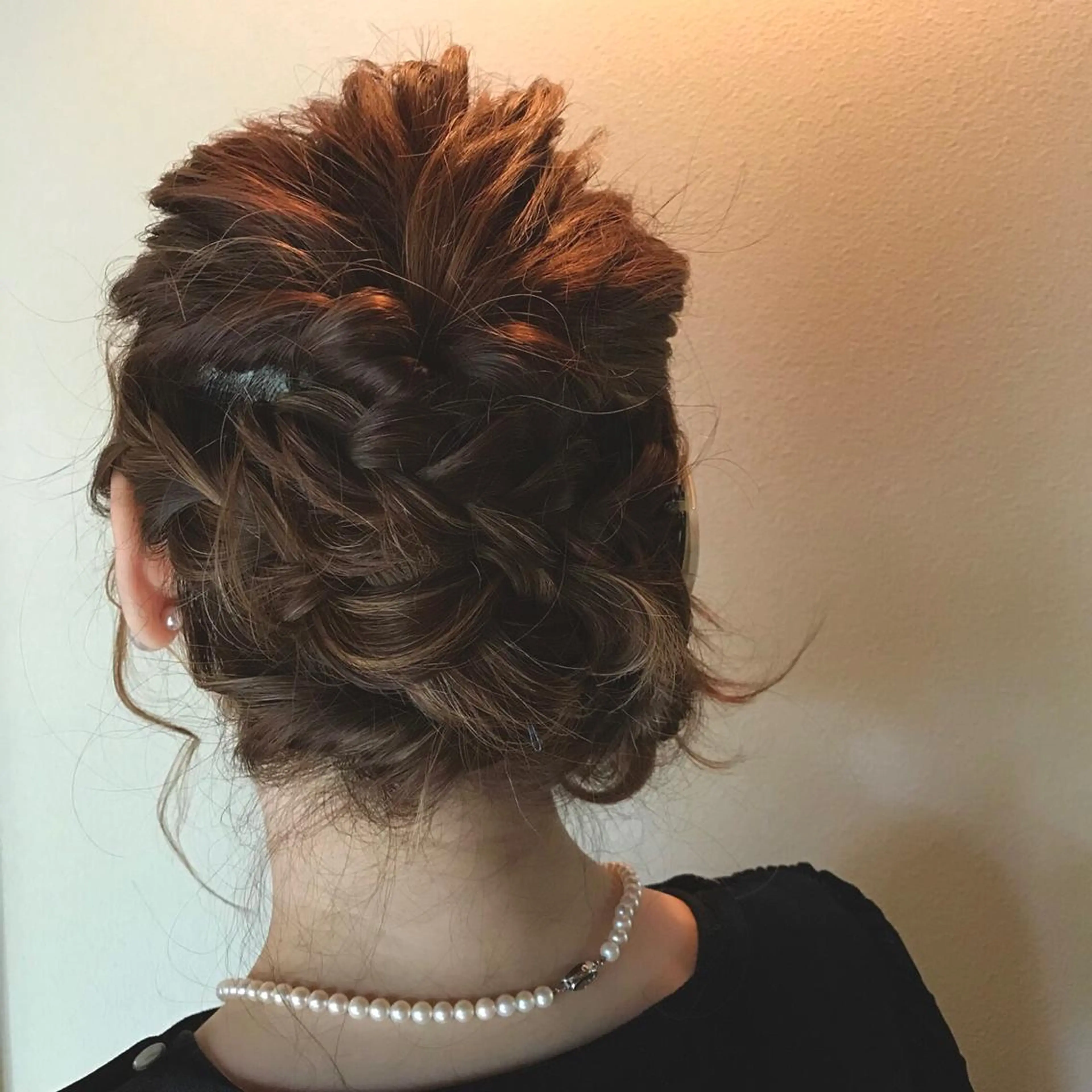 ミディアム ヘアアレンジ ボブ analogue所属・u harukaのヘアスタイル